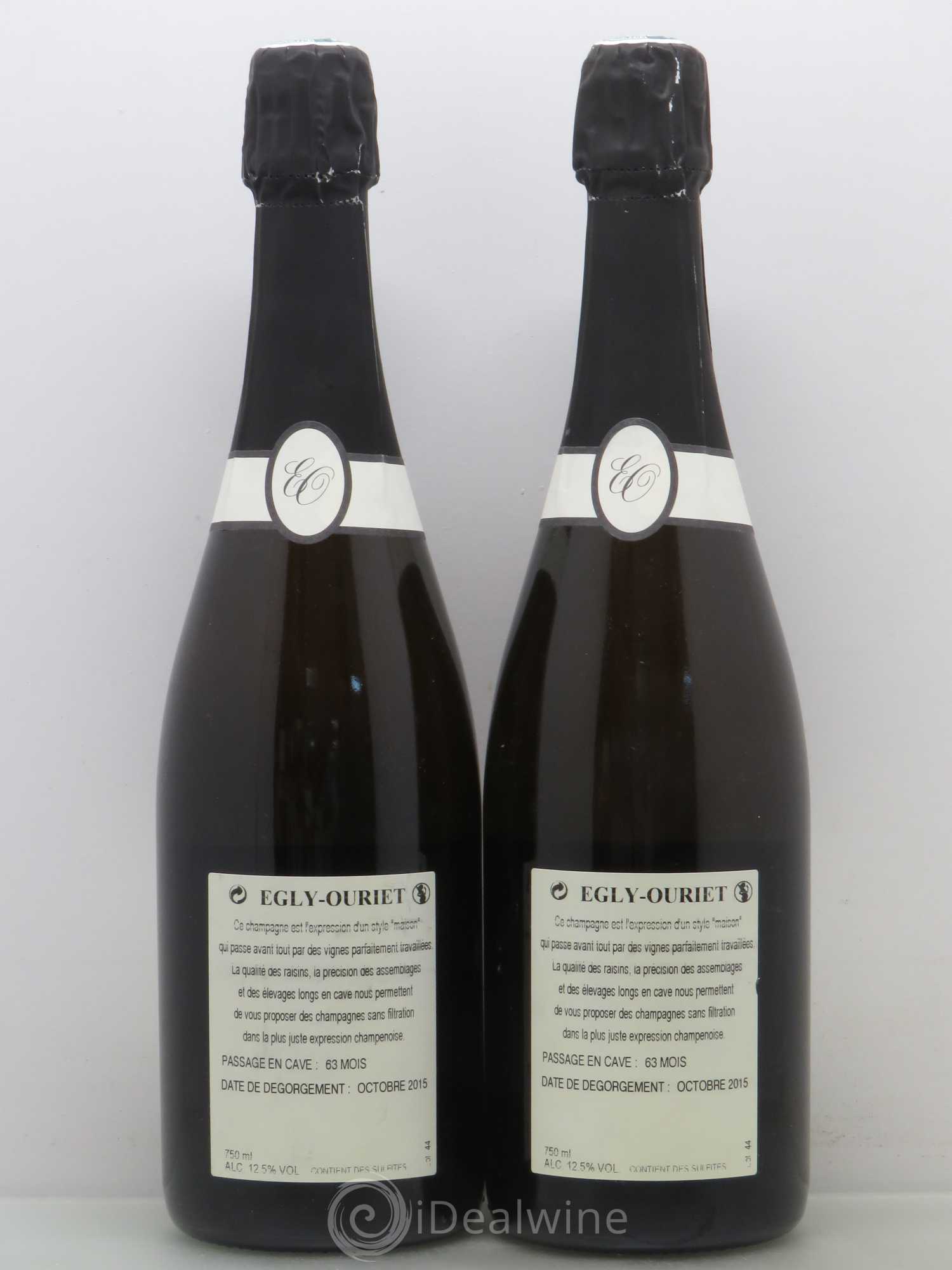 Blanc de Noirs Les Crayères Vieilles vignes Egly-Ouriet Brut - Lot de 2 bouteilles - 1