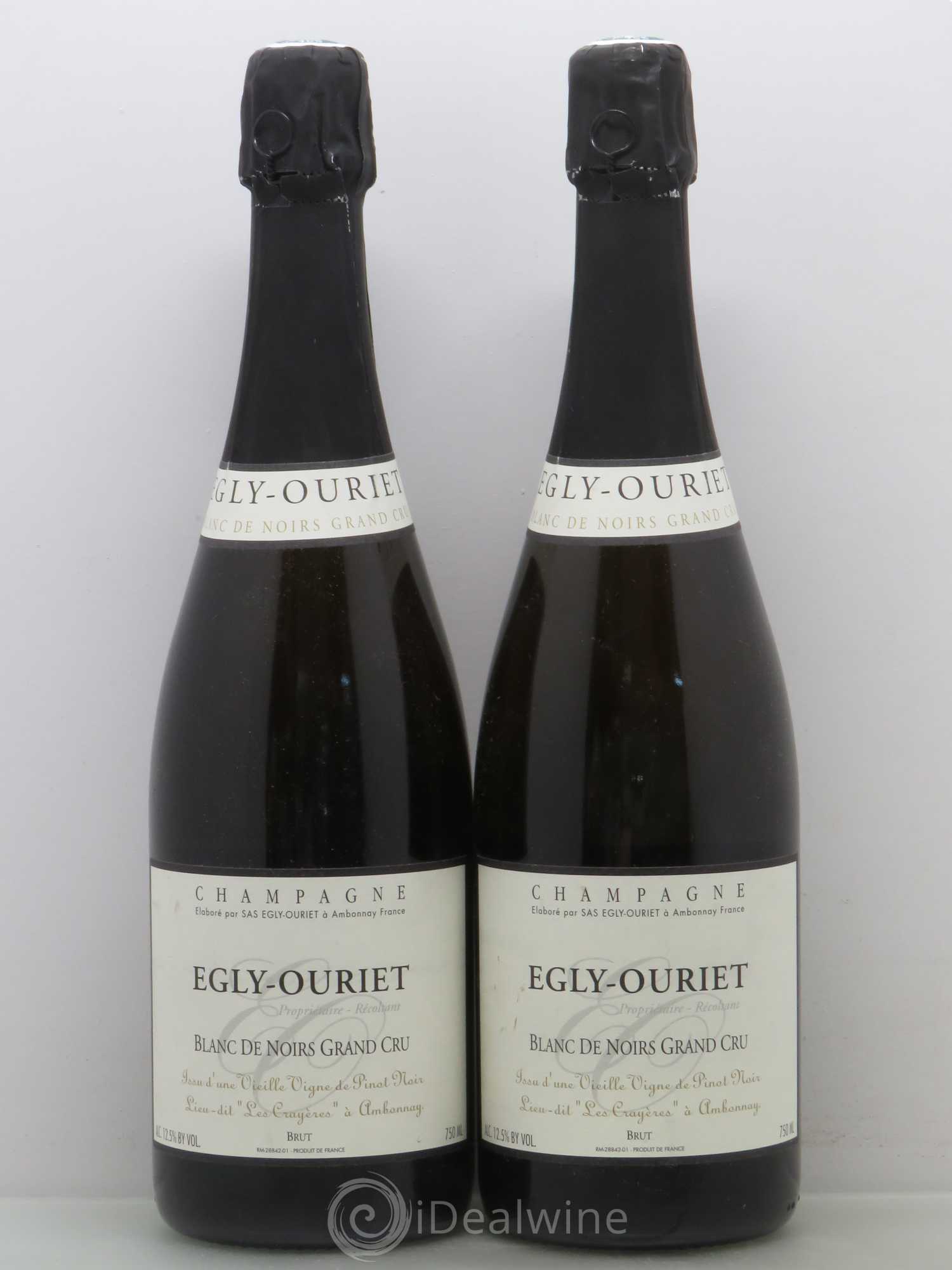 Blanc de Noirs Les Crayères Vieilles vignes Egly-Ouriet Brut - Lot de 2 bouteilles - 0