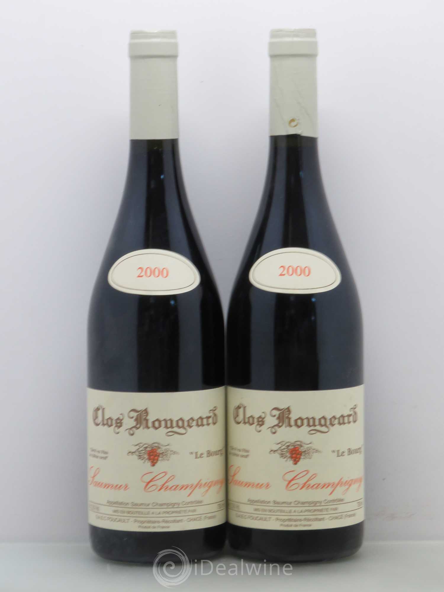 Saumur-Champigny Le Bourg Clos Rougeard 2000 - Lot de 2 bouteilles - 0