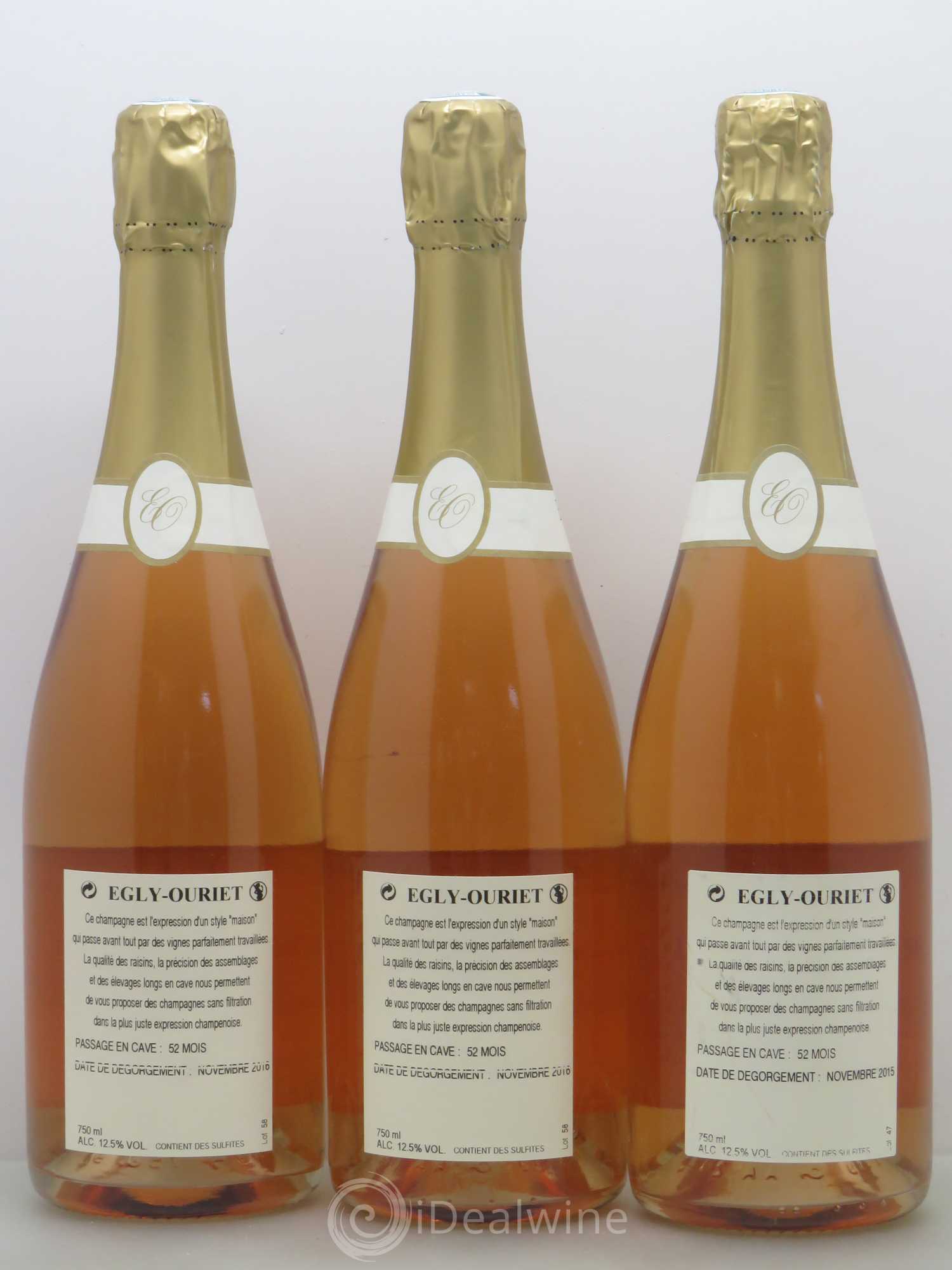 Grand Cru Brut Egly-Ouriet Grand Cru - Lot de 3 bouteilles - 1