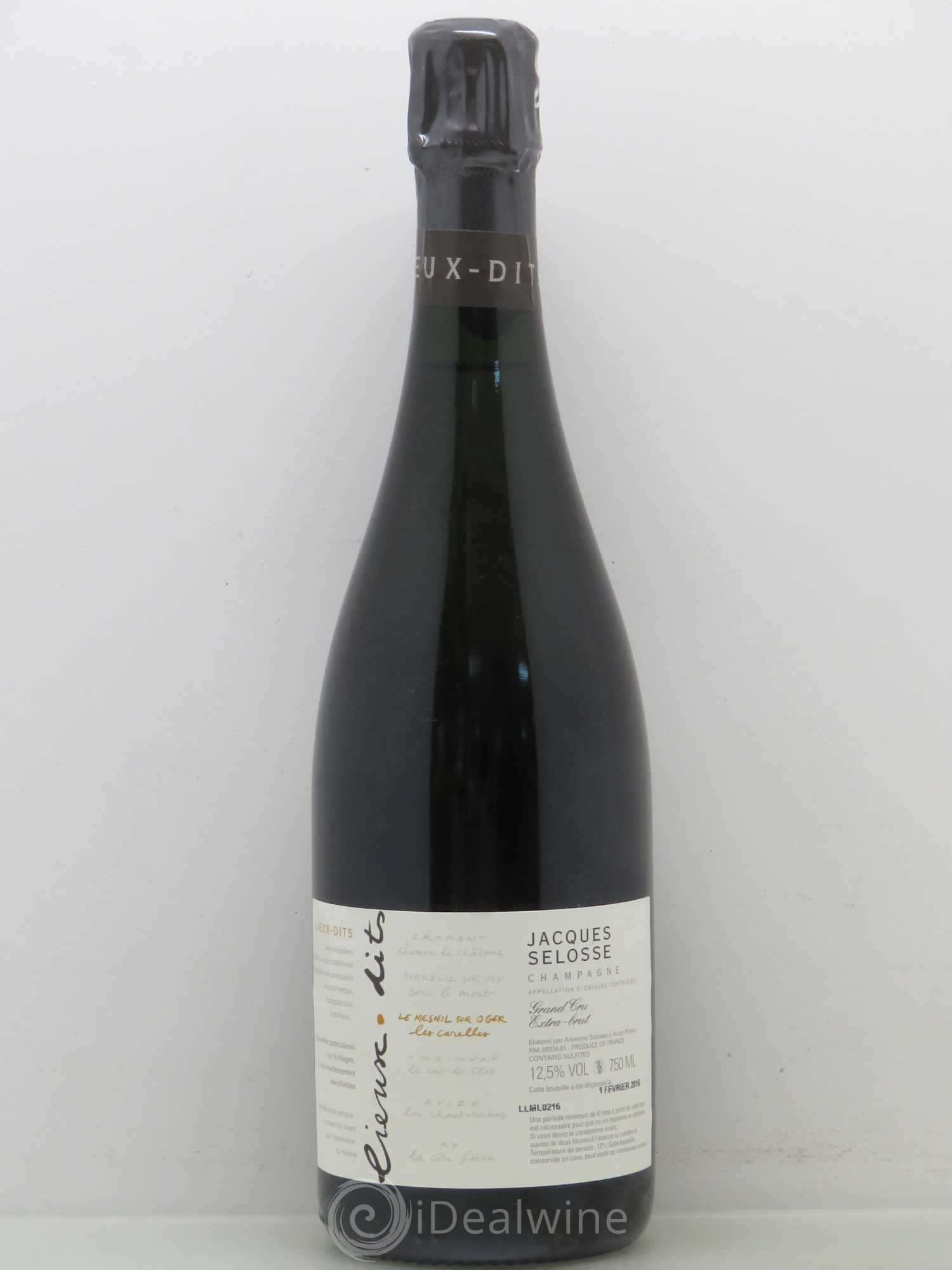 Les Carelles Blanc de Blancs Jacques Selosse Extra brut - Lot de 1 bouteille - 0