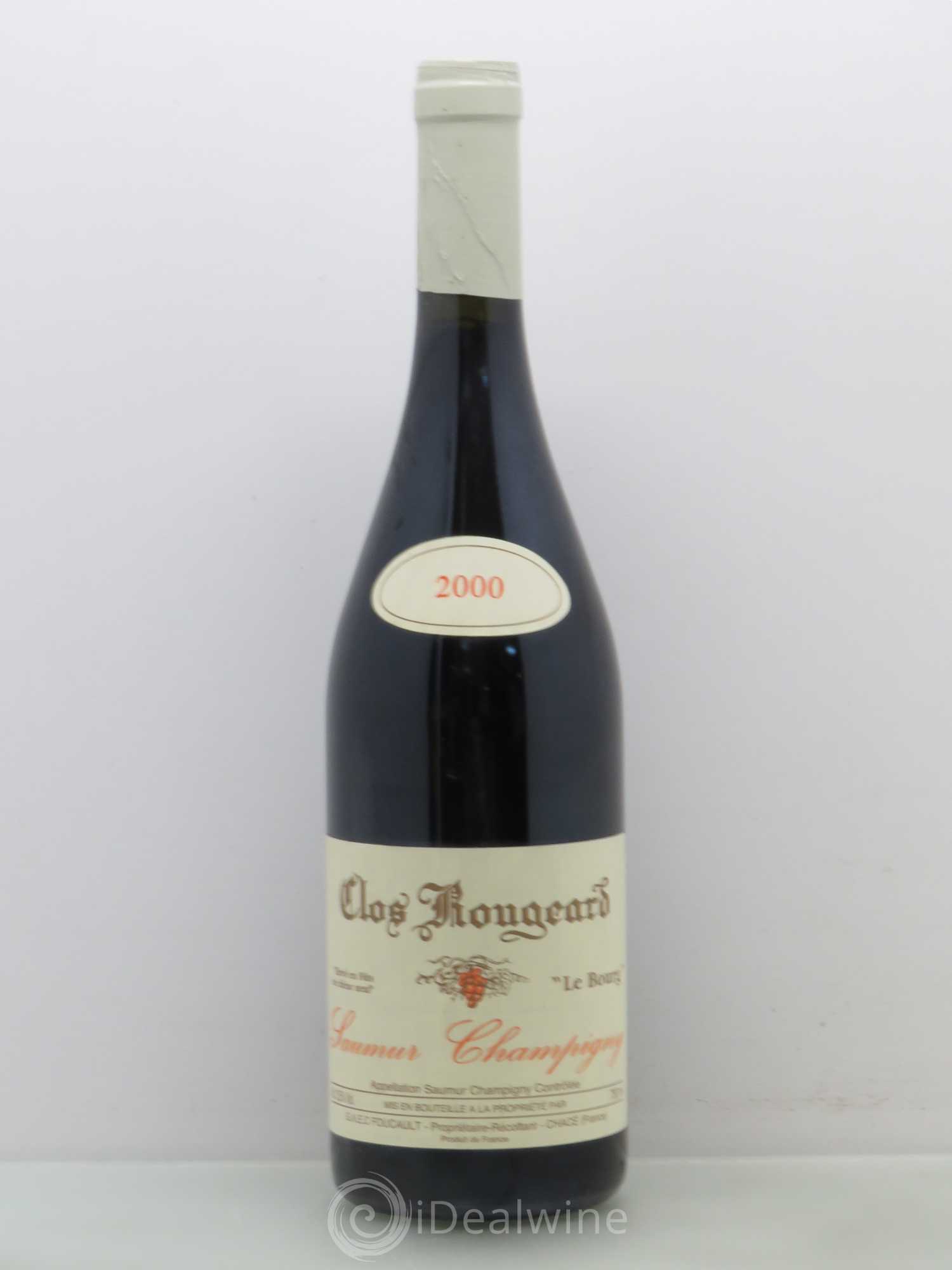 Saumur-Champigny Le Bourg Clos Rougeard 2000 - Lot de 1 bouteille - 0