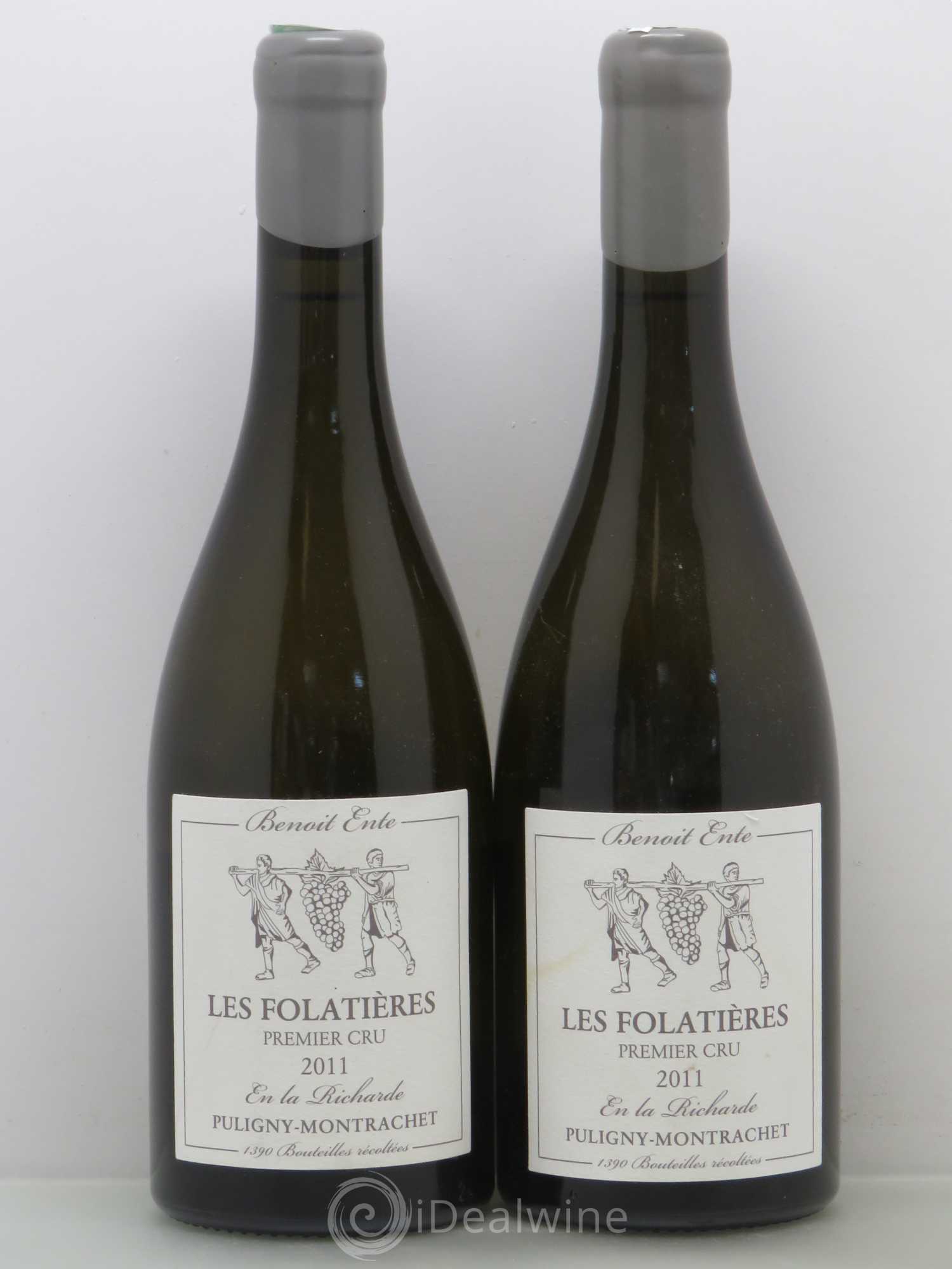 Puligny-Montrachet 1er Cru Folatières Benoit ente 2011 - Posten von 2 Flaschen - 0