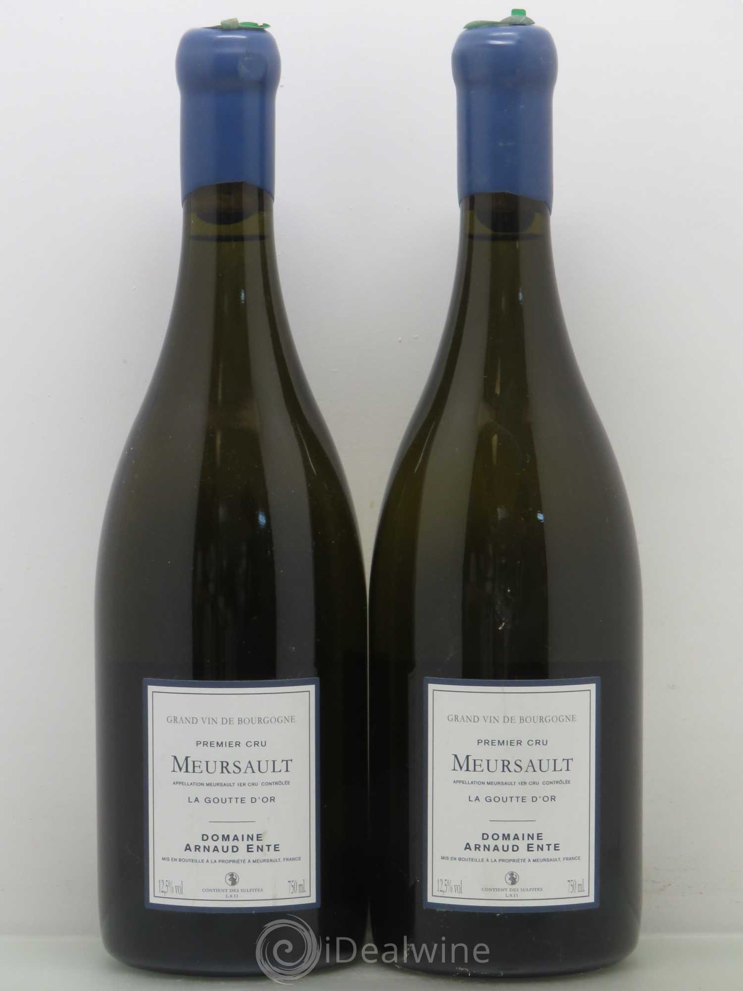 Meursault 1er Cru Les Gouttes d'Or - Arnaud Ente 2011 - Posten von 2 Flaschen - 1