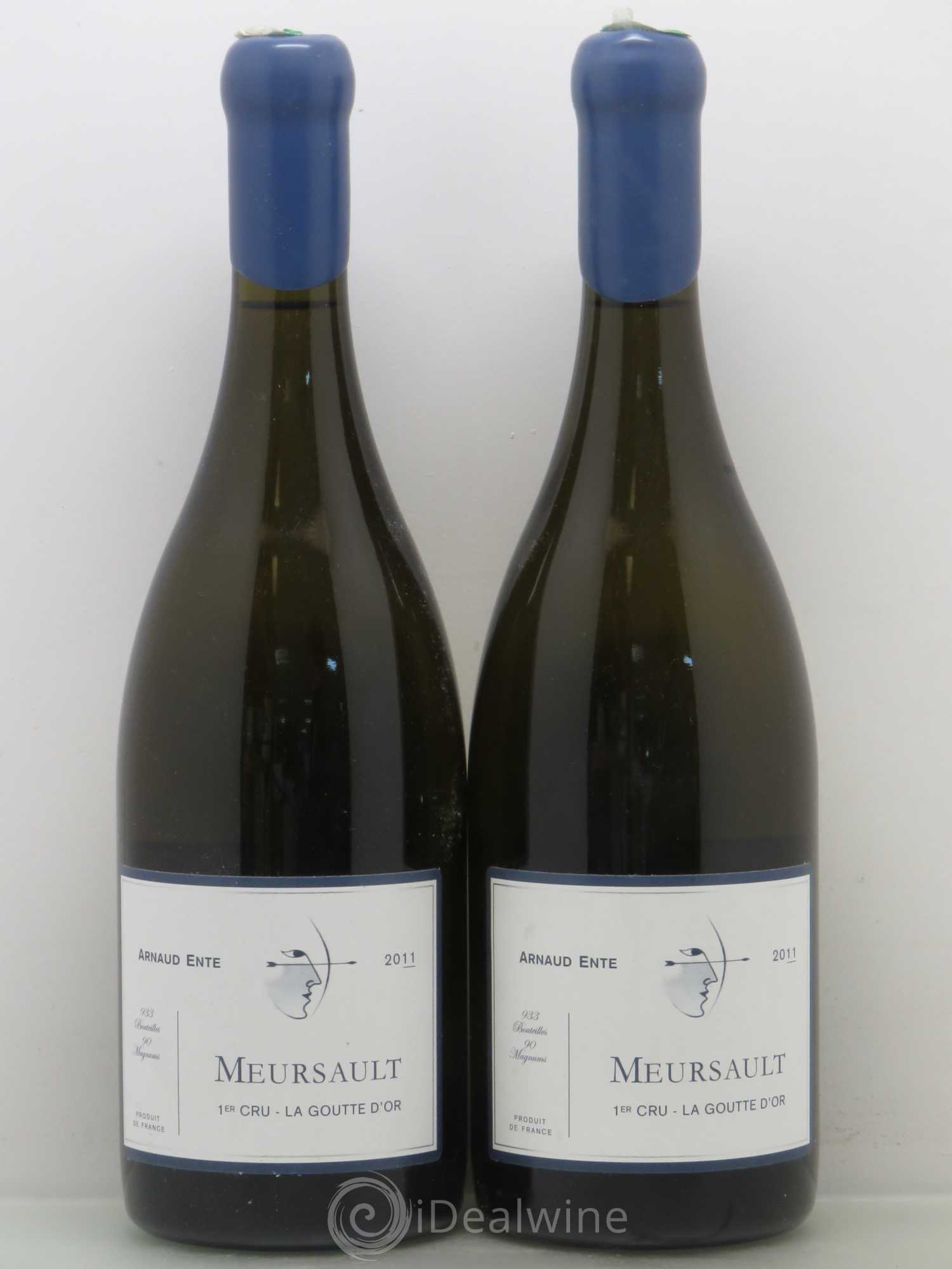 Meursault 1er Cru Les Gouttes d'Or - Arnaud Ente 2011 - Posten von 2 Flaschen - 0