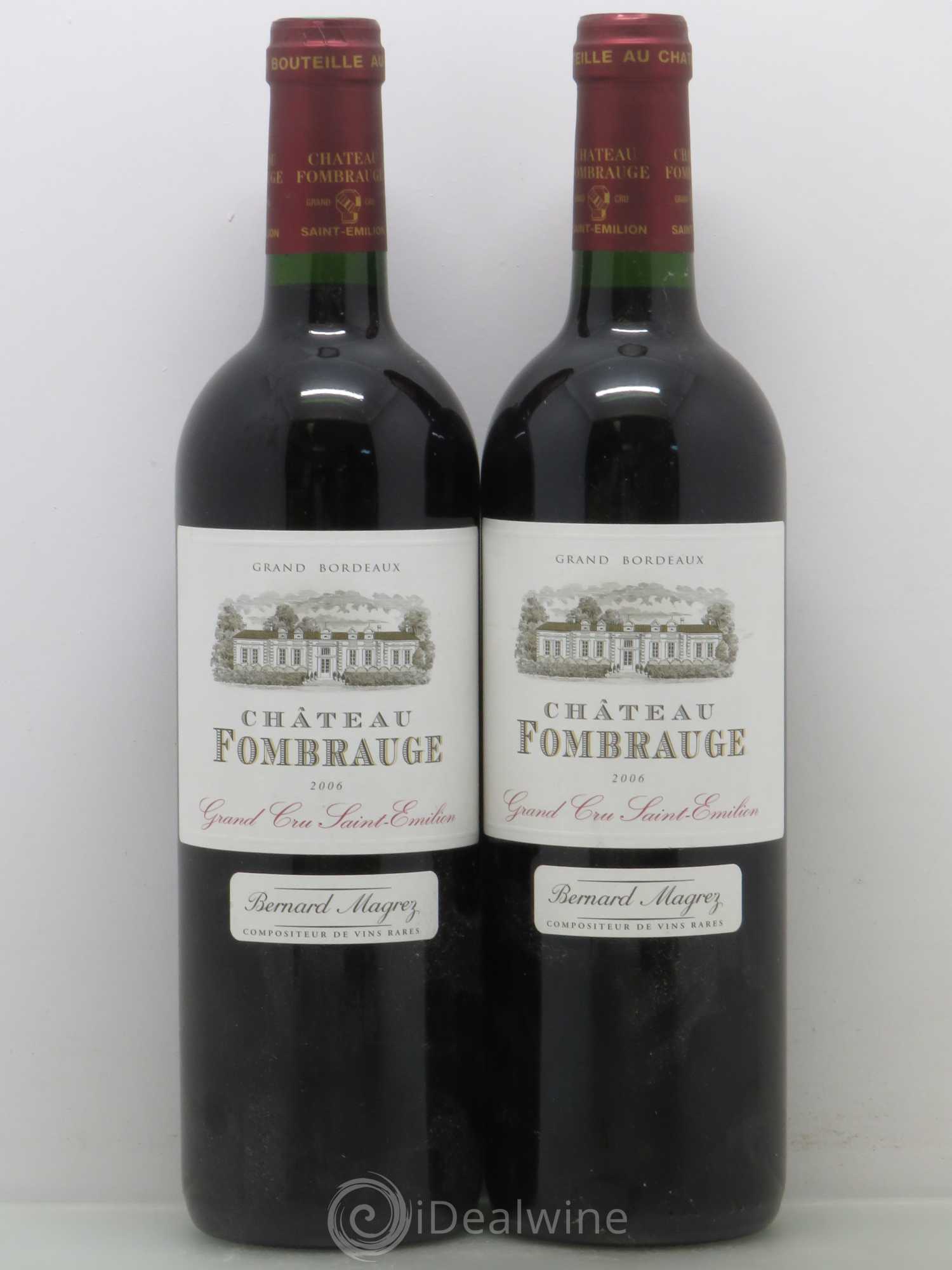 Château Fombrauge Grand Cru Classé 2006 - Lot de 2 bouteilles - 0