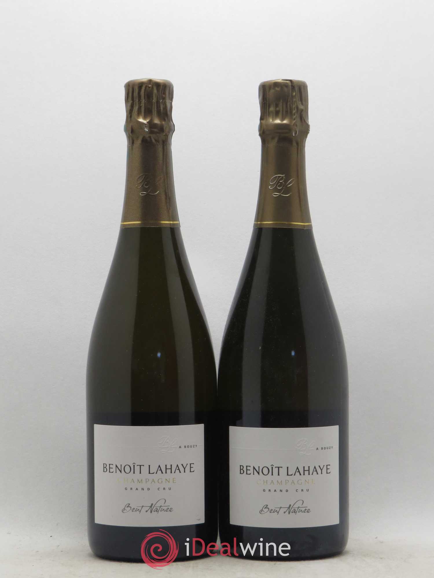 Champagne Brut Nature Grand Cru Lahaye - Posten von 2 Flaschen - 0