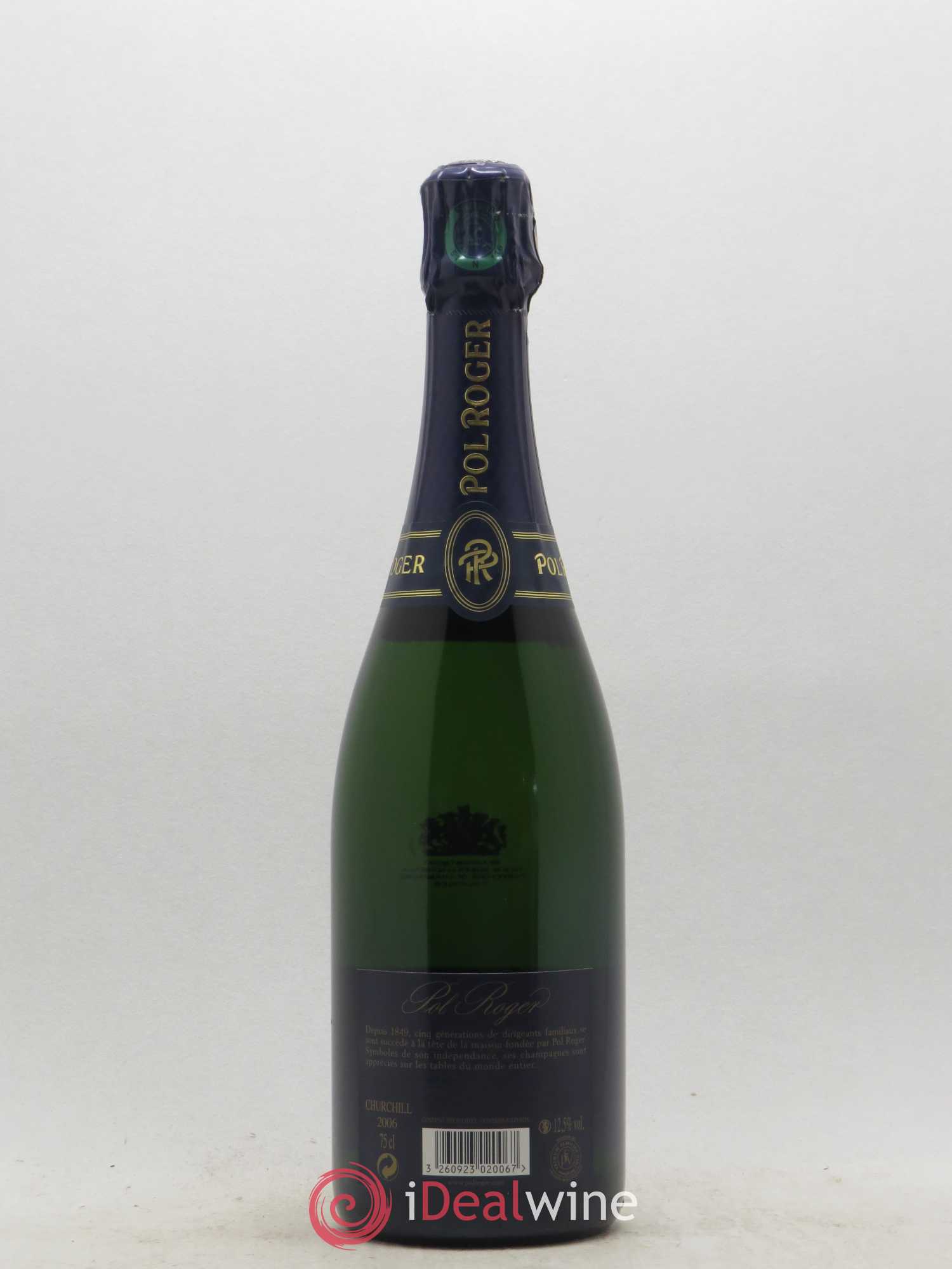 Cuvée Winston Churchill Pol Roger 2006 - Lot de 1 bouteille - 1