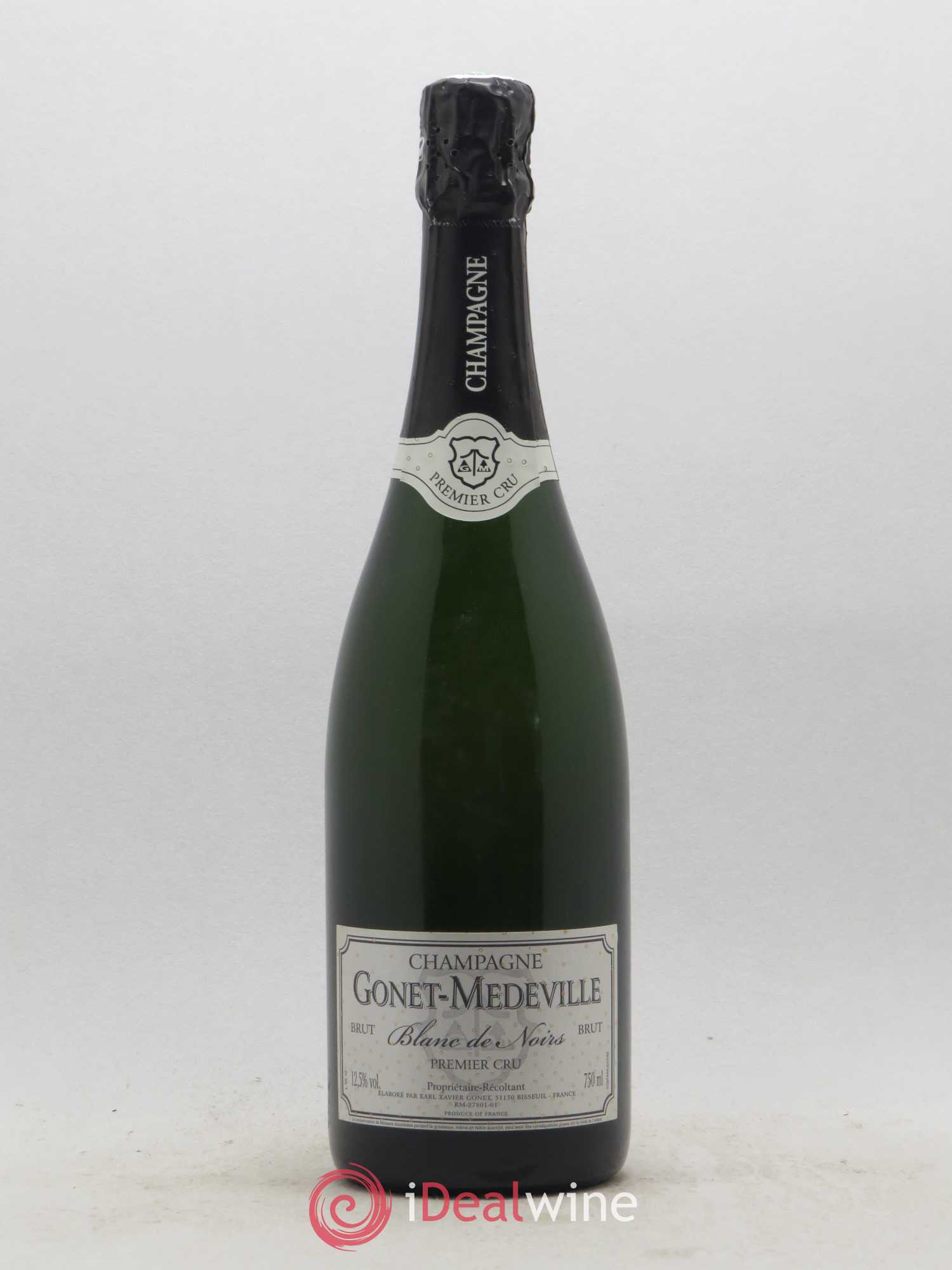 Champagne Blanc de Noirs Brut Premier Cru Gonet Medeville - Posten von 1 Flasche - 0