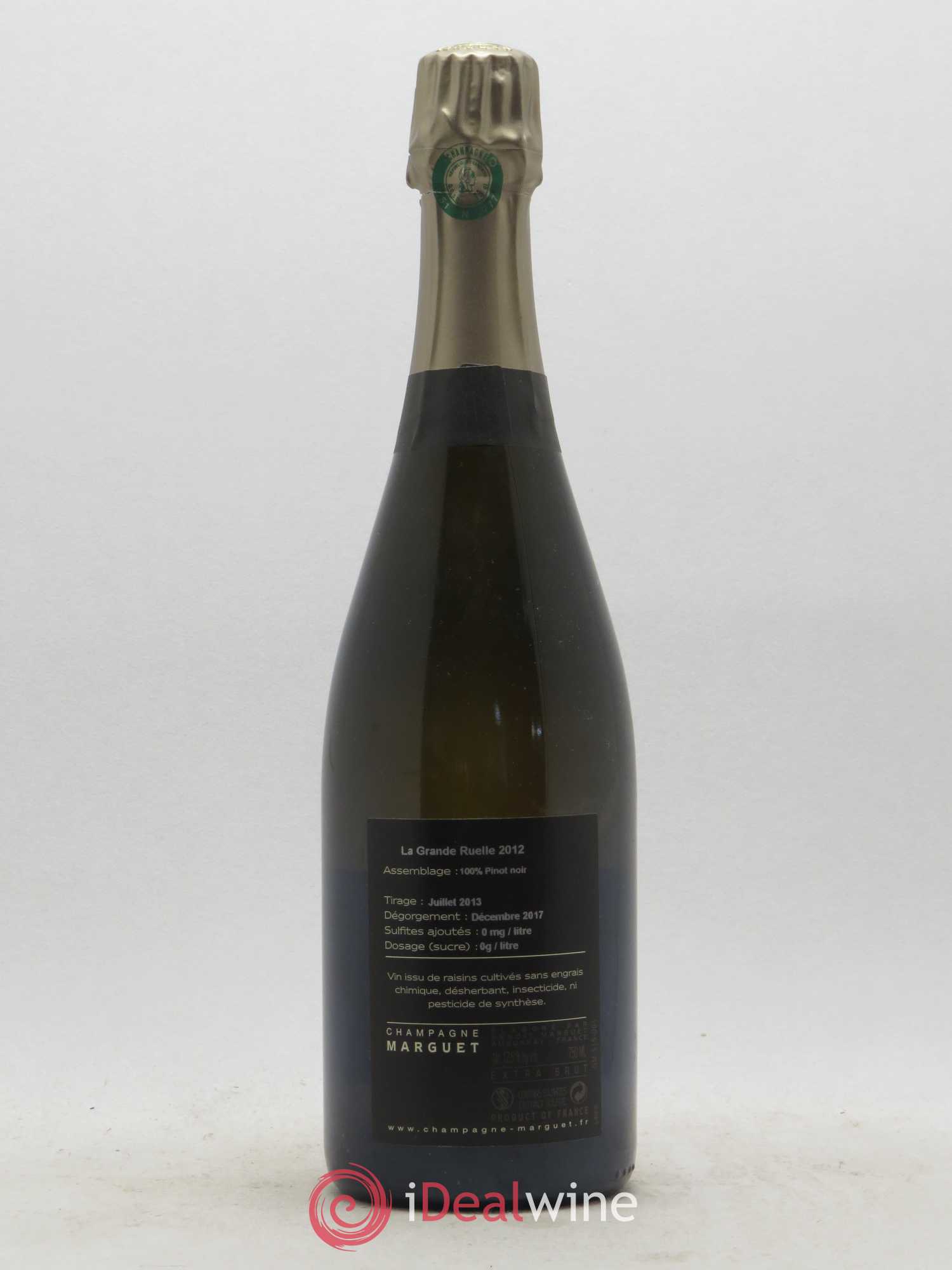 La Grande Ruelle Grand Cru Brut Nature Marguet Extra Brut 2012 - Lot de 1 bouteille - 1