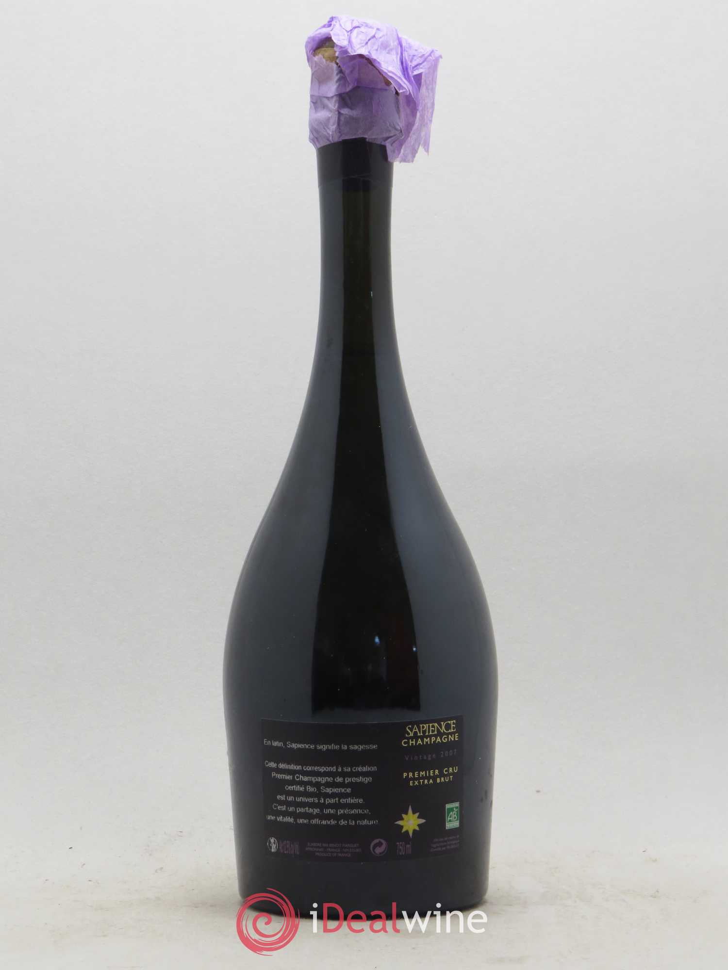 Champagne Premier Cru Sapience Extra Brut Marguet 2007 - Posten von 1 Flasche - 1