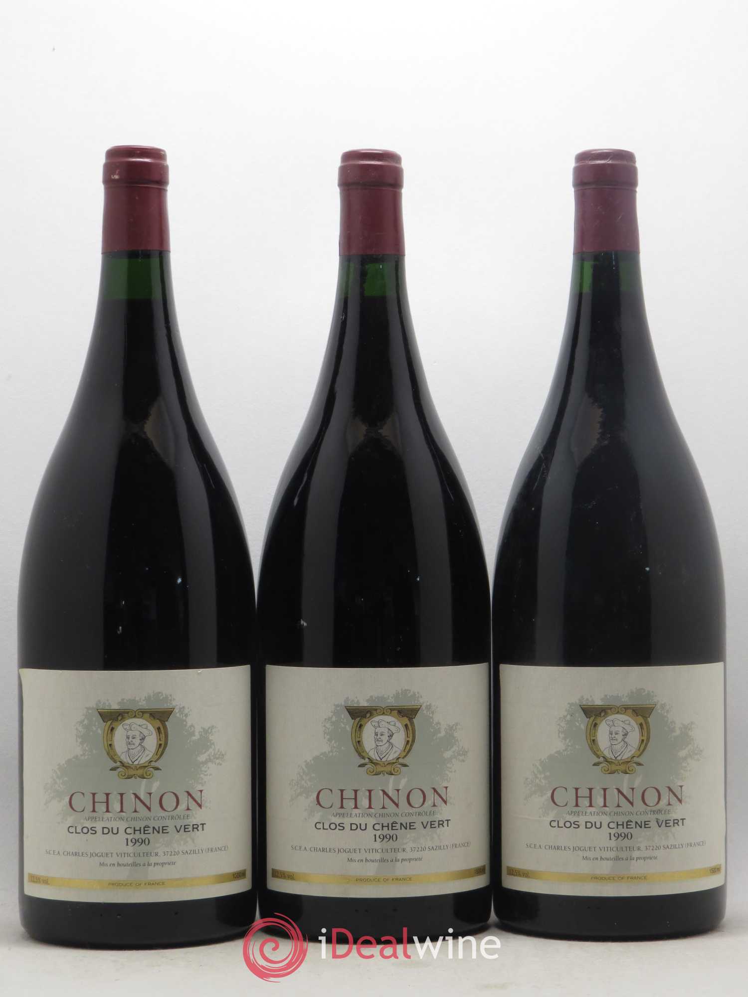 Chinon Clos du Chêne Vert Charles Joguet 1990 - Lot de 3 magnums - 0