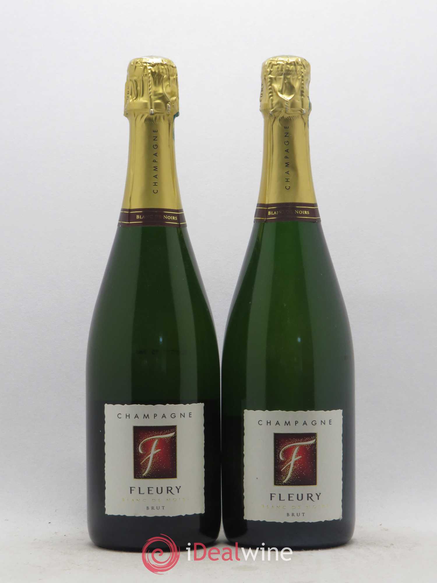 Champagne Blanc de Noirs Brut Fleury - Posten von 2 Flaschen - 0
