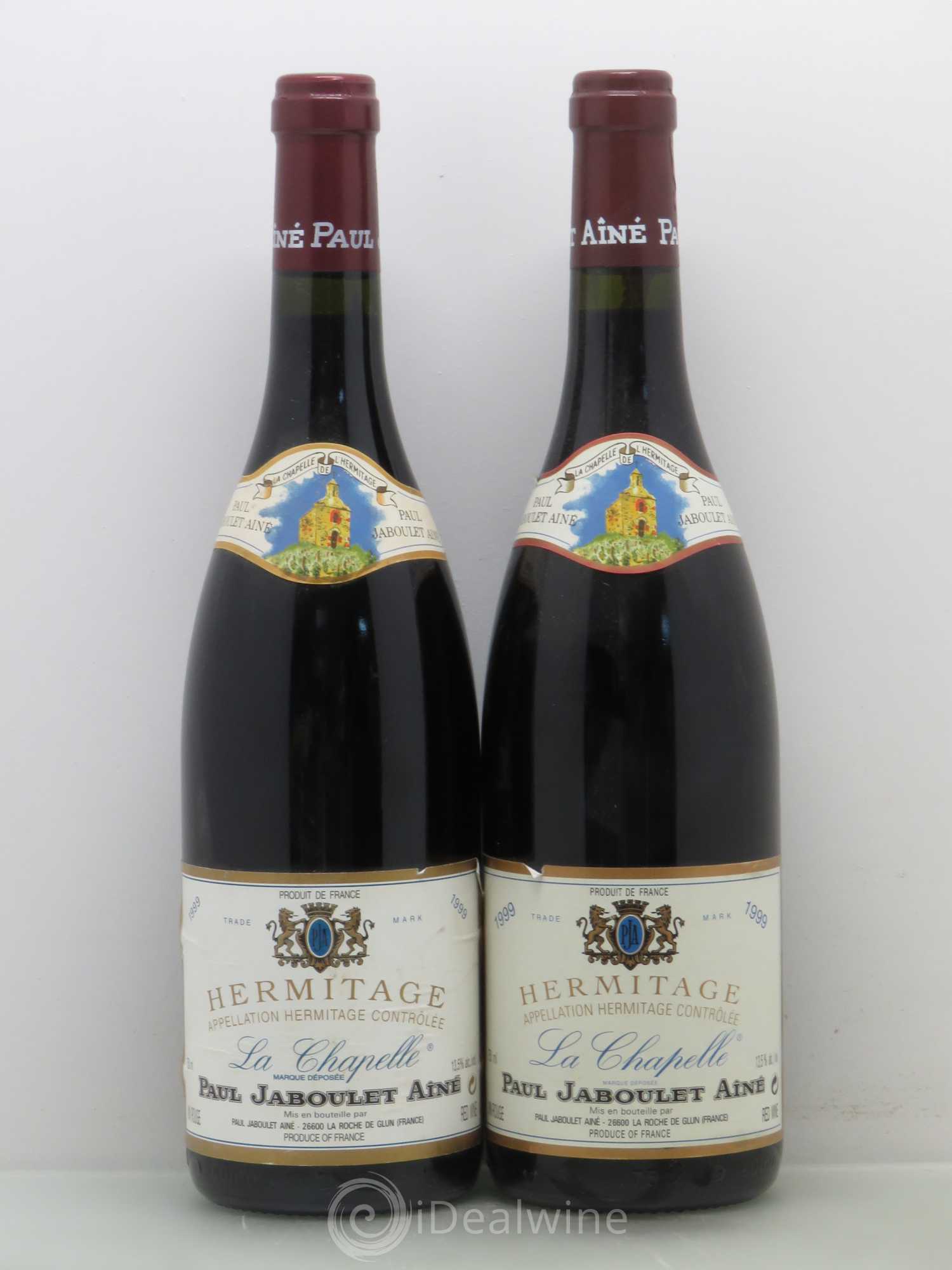 Hermitage La Chapelle Paul Jaboulet Ainé 1999 - Lot de 2 bouteilles - 0