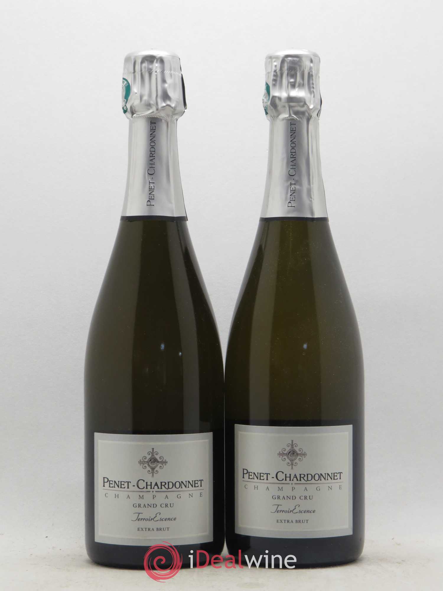 Champagne Terroir Escence Grand Cru Extra Brut Penet Chardonnet - Lot of 2 bottles - 0