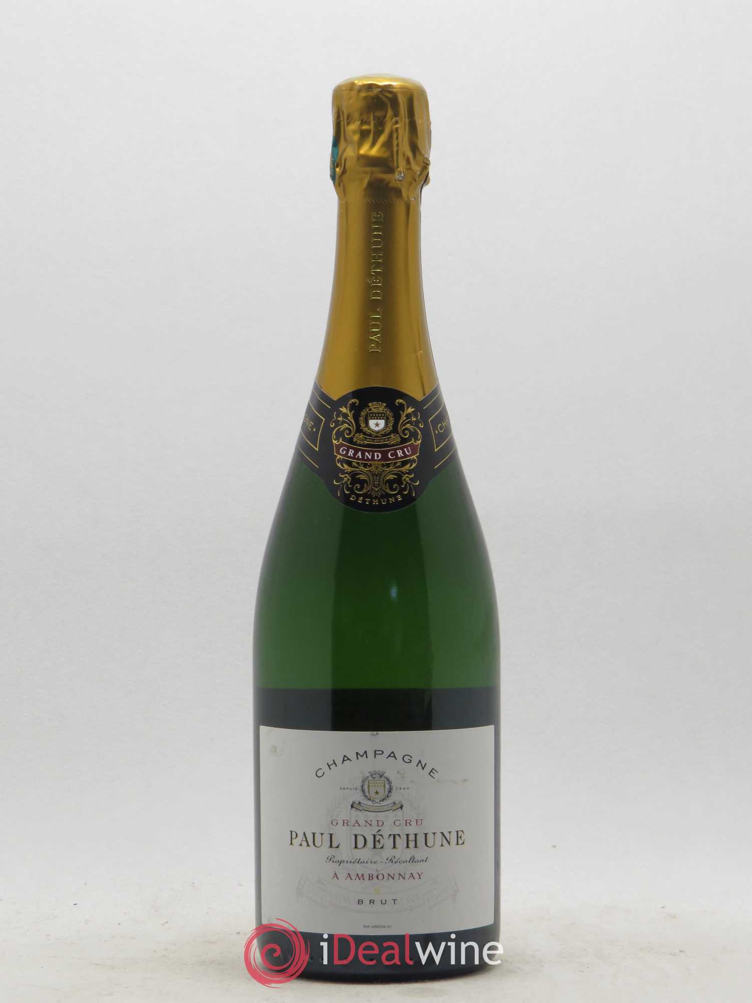 Champagne Grand Cru Brut Paul Déthune - Lot de 1 bouteille - 0