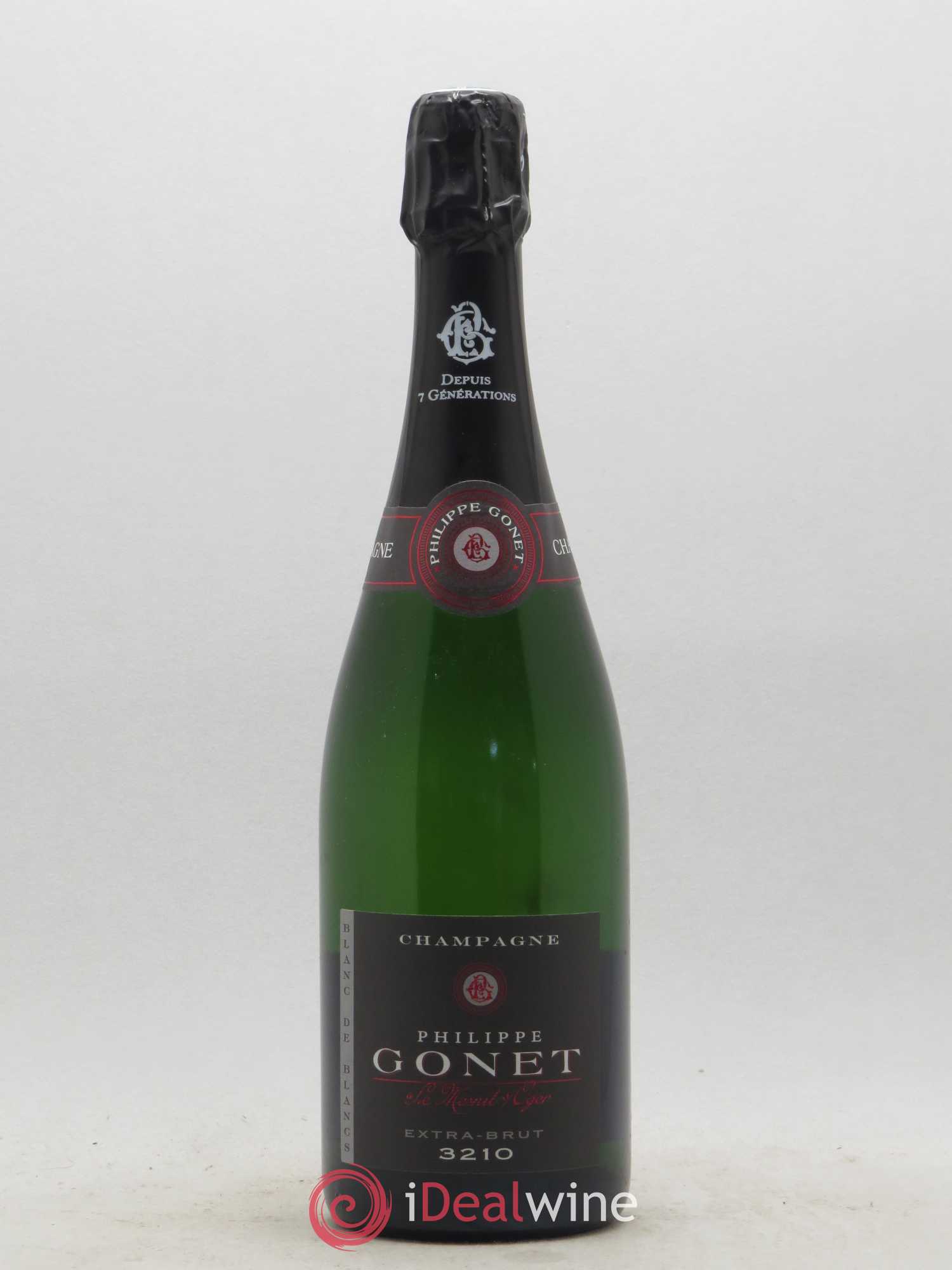 Champagne Extra Brut 3210 Blanc de Blancs Philippe Gonet - Lot de 1 bouteille - 0