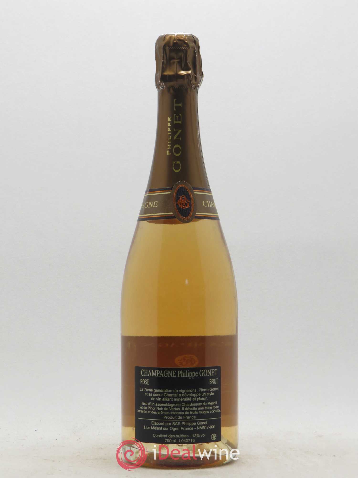 Champagne - Philippe Gonet - Lot de 1 bouteille - 1