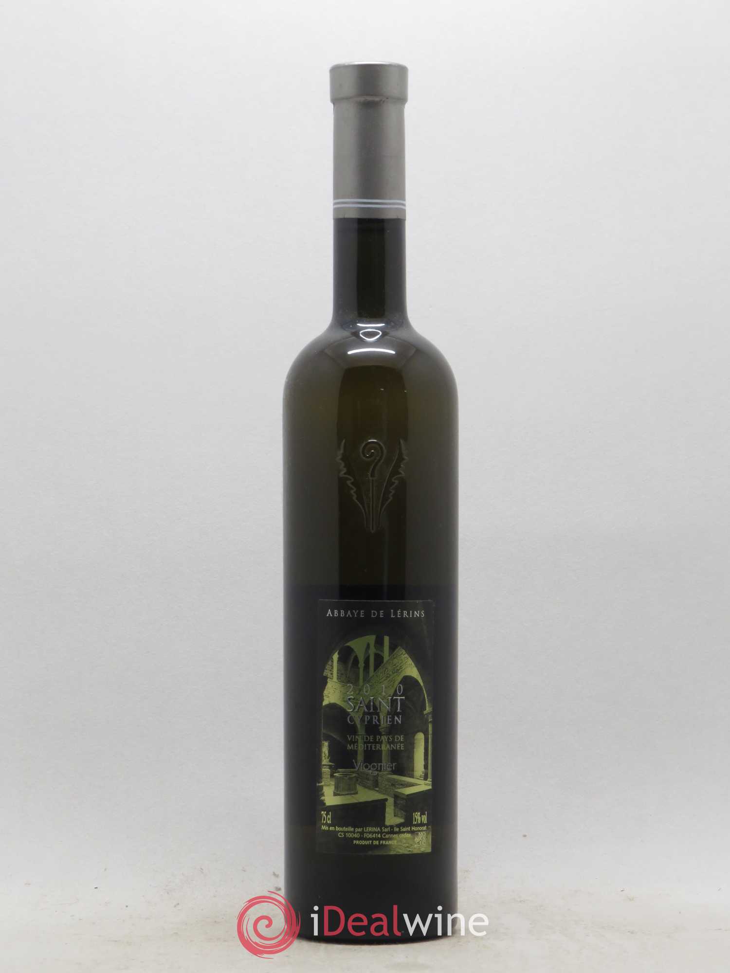 Méditerranée Abbaye de Lérins Lérina SARL Saint Cyprien 2010 - Posten von 1 Flasche - 0