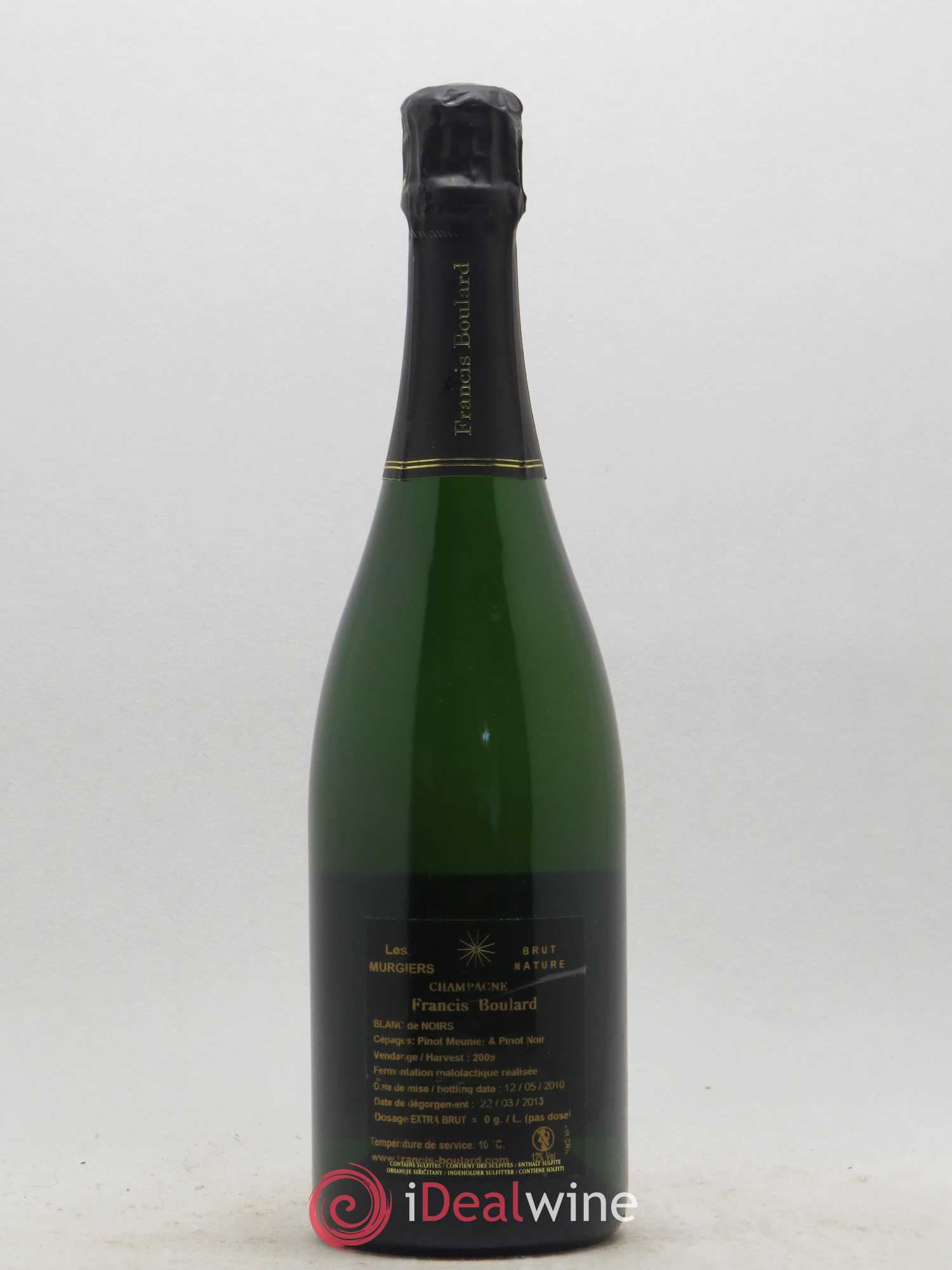 Les Murgiers Brut Nature Francis Boulard - Lot de 1 bouteille - 1