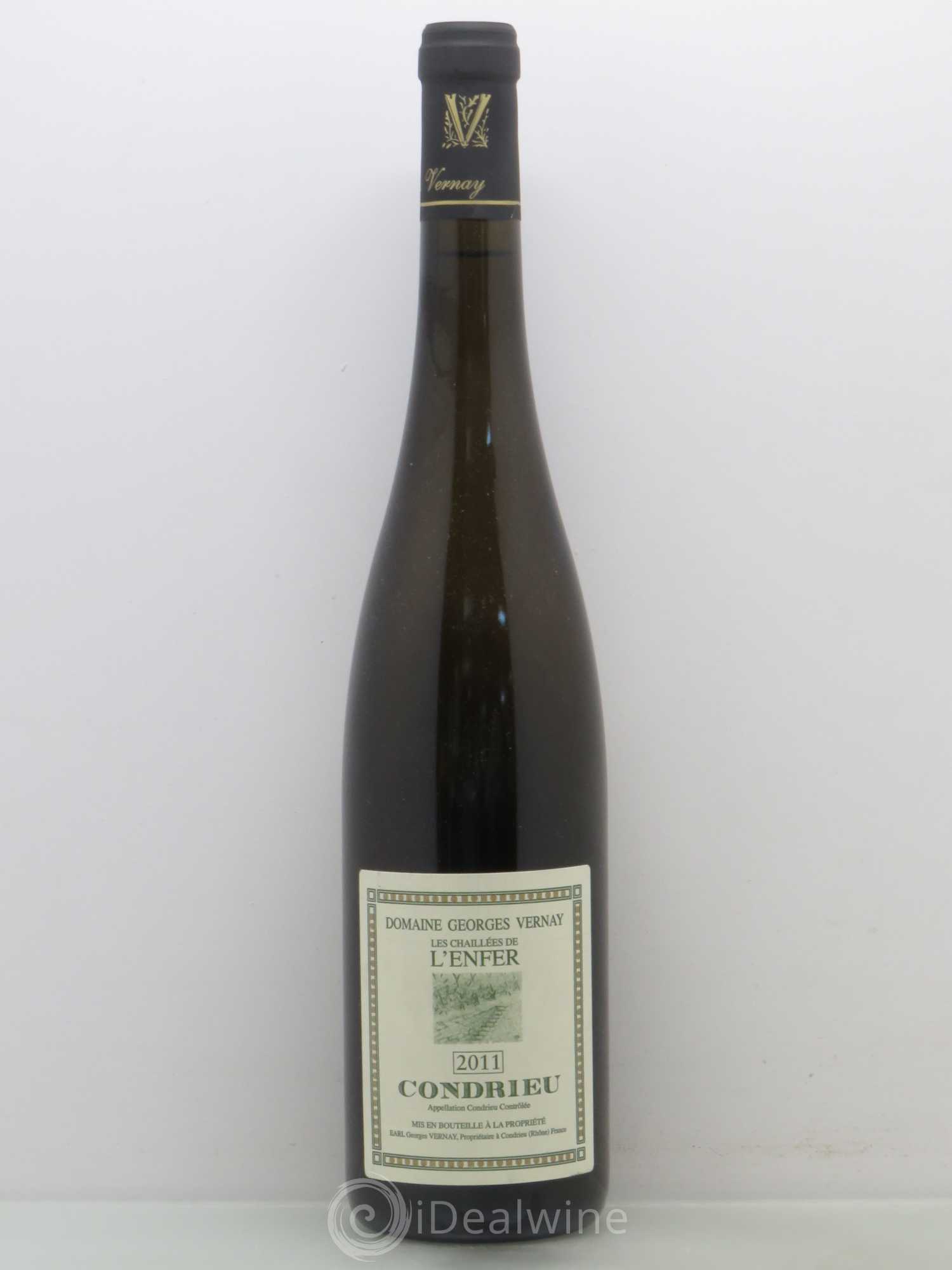 Condrieu Les Chaillées de l'Enfer Georges Vernay 2011 - Lot de 1 bouteille - 0