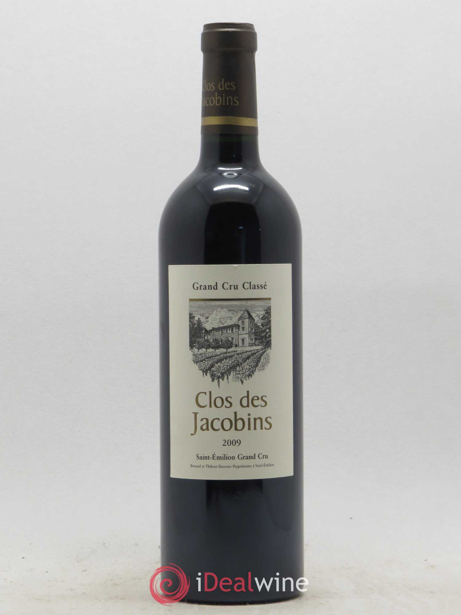 Château Clos des Jacobins Grand Cru Classé 2009 - Lot de 1 bouteille - 0