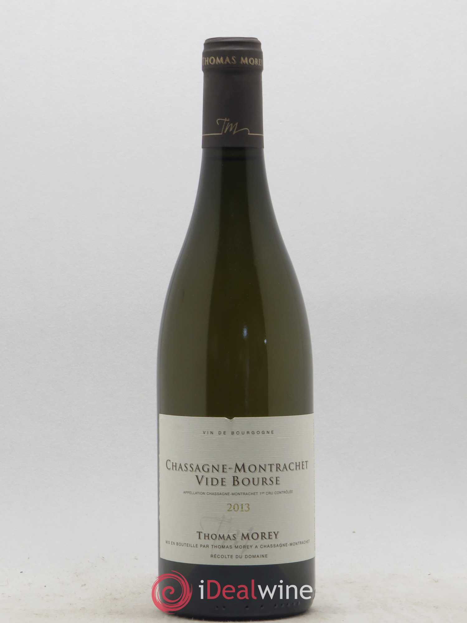 Chassagne-Montrachet 1er Cru Vide Bourse Thomas Morey 2013 - Lot de 1 bouteille - 0