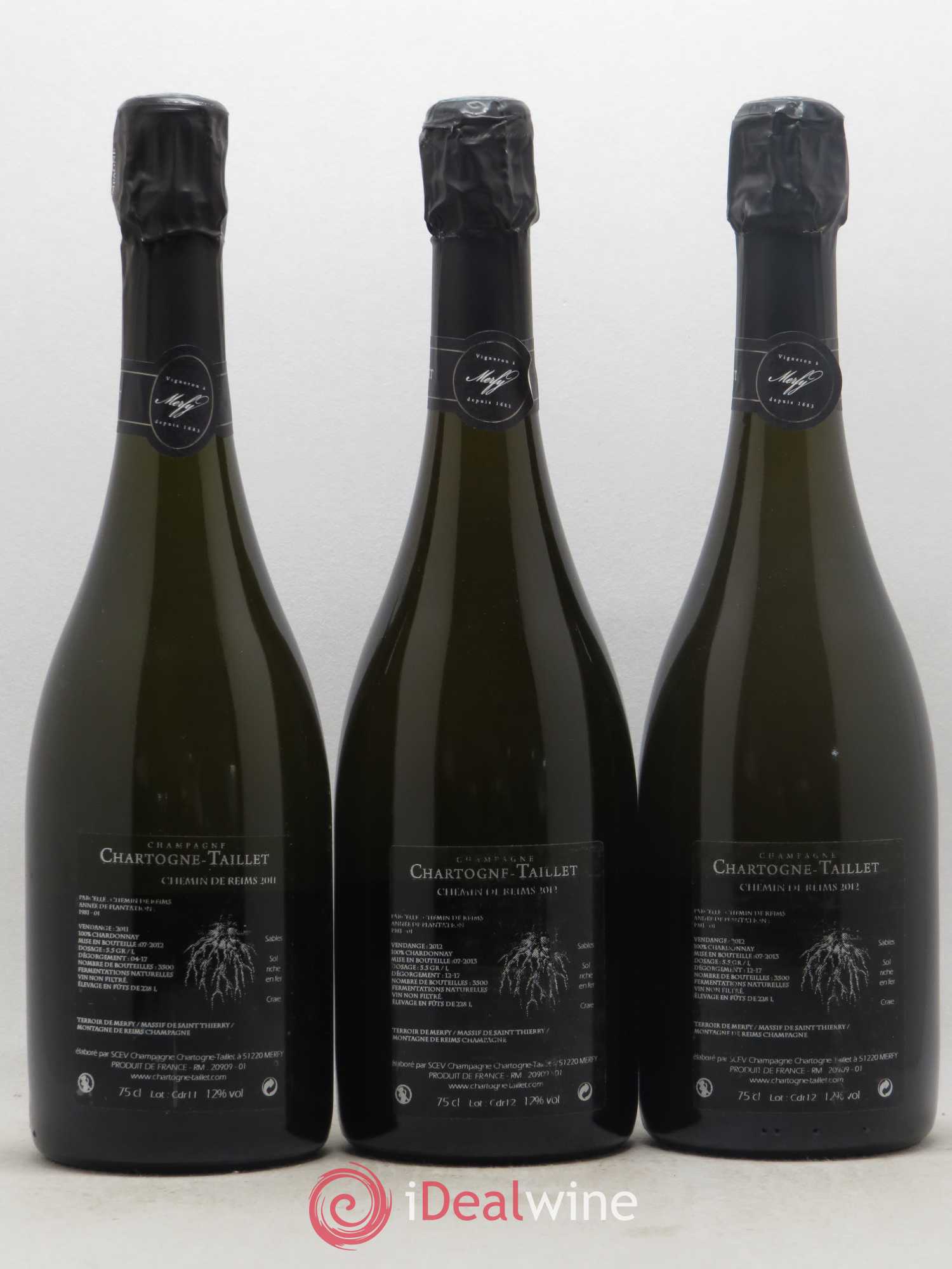 Chemins de Reims Chartogne-Taillet - Lot de 5 bouteilles - 2
