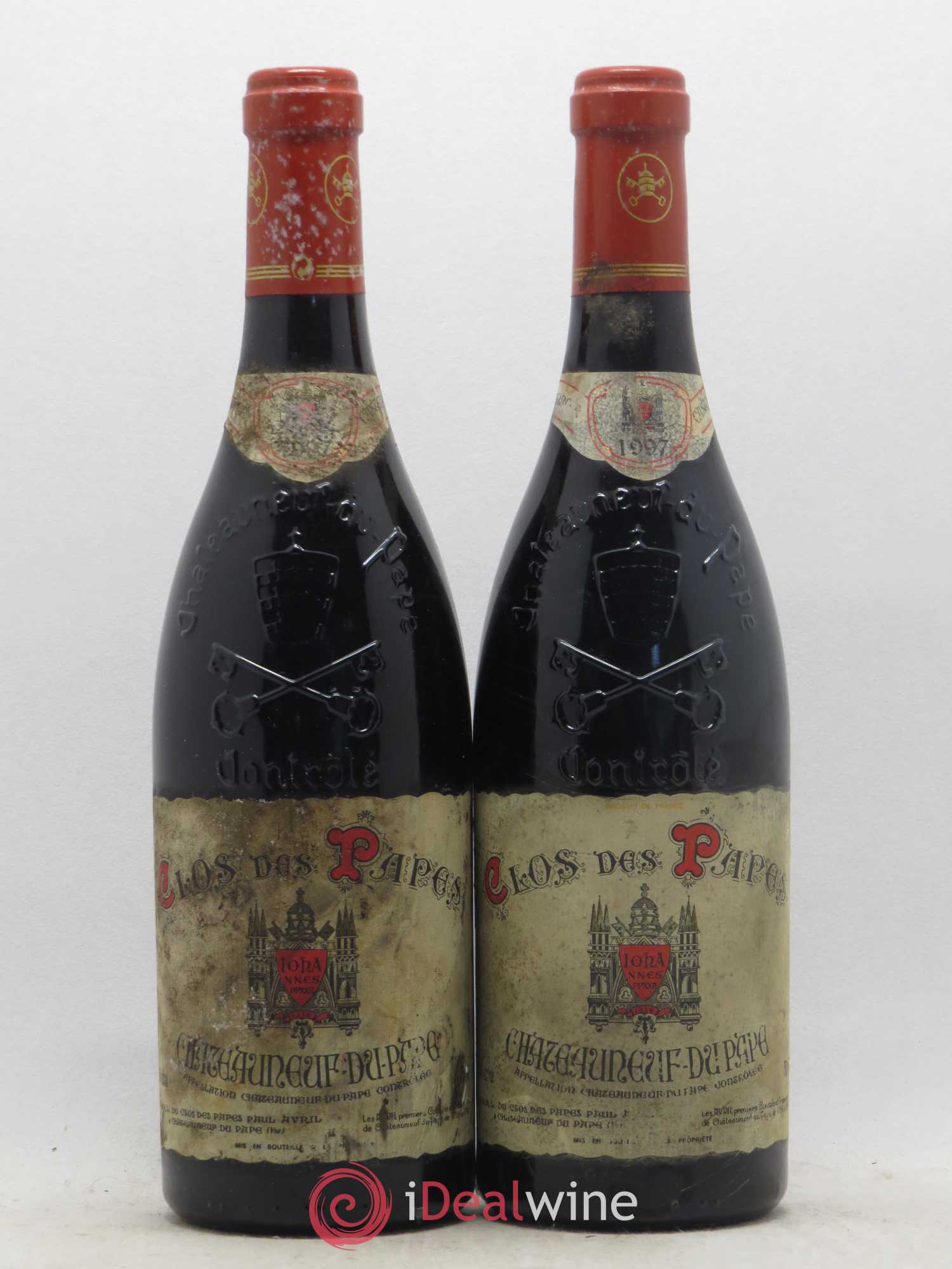 Châteauneuf-du-Pape Clos des Papes - Paul Avril 1997 - Lot de 2 bouteilles - 0
