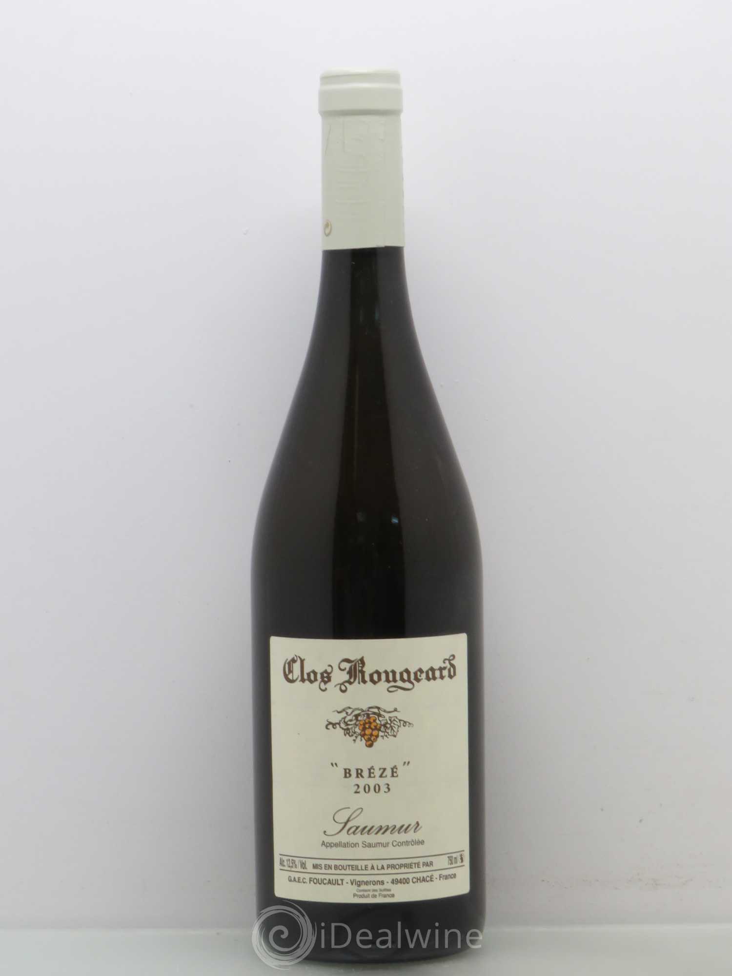 Saumur Brézé Clos Rougeard 2003 - Posten von 1 Flasche - 0