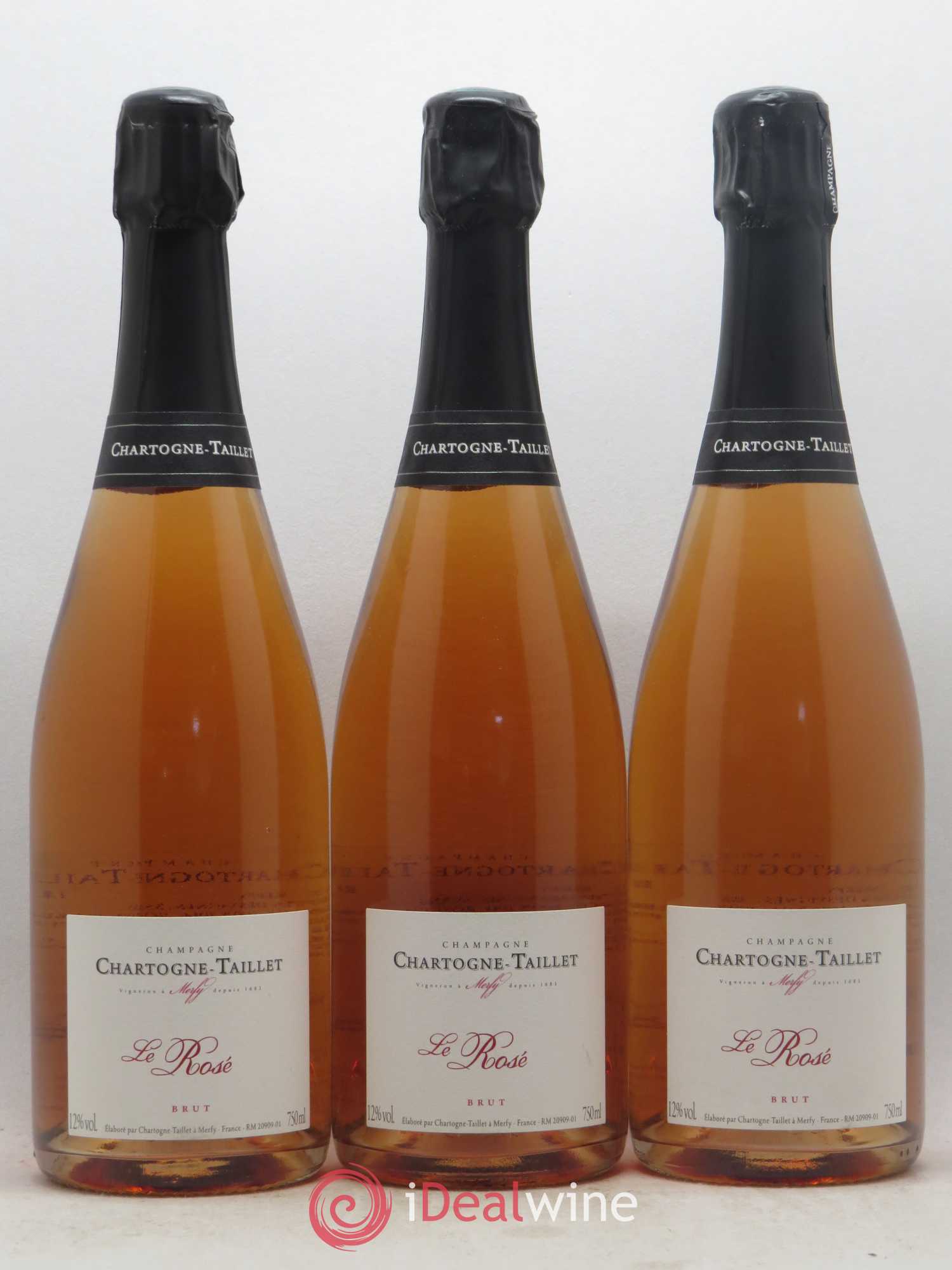 Champagne - Brut Chartogne-Taillet - Lot de 3 bouteilles - 0