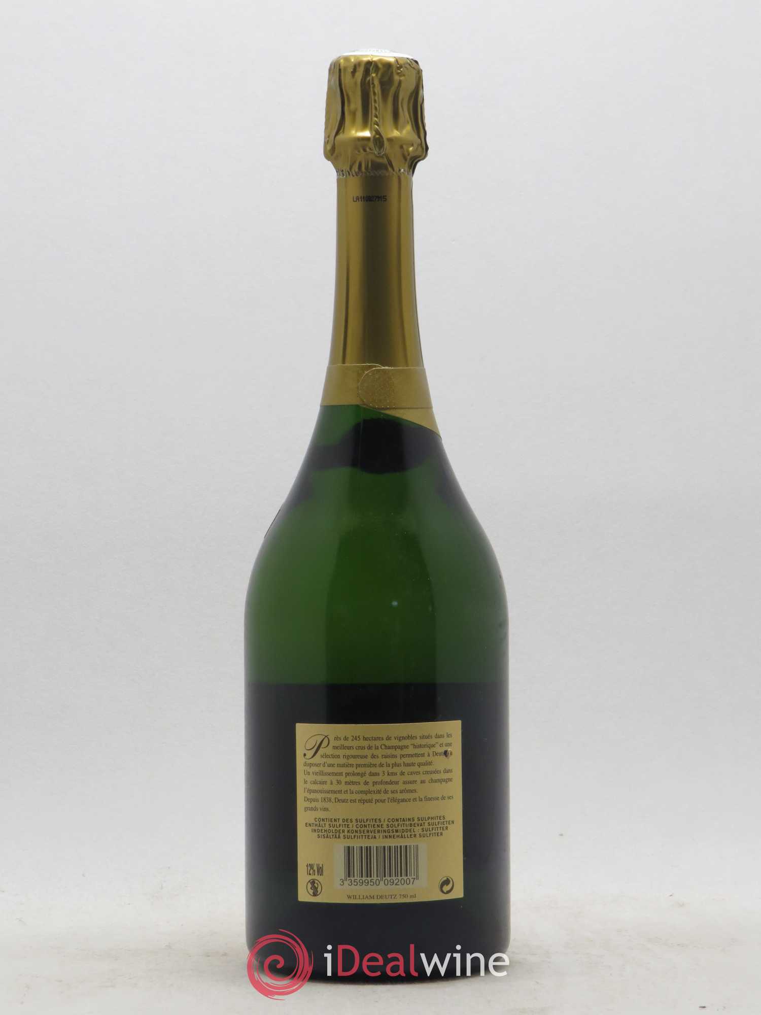 Cuvée William Deutz Deutz 2006 - Lot de 1 bouteille - 1