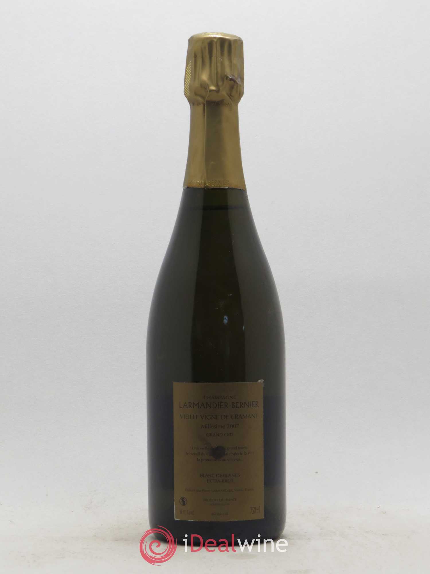 Vieille Vigne de Cramant Grand Cru Extra-Brut Larmandier-Bernier 2007 - Lot de 1 bouteille - 1