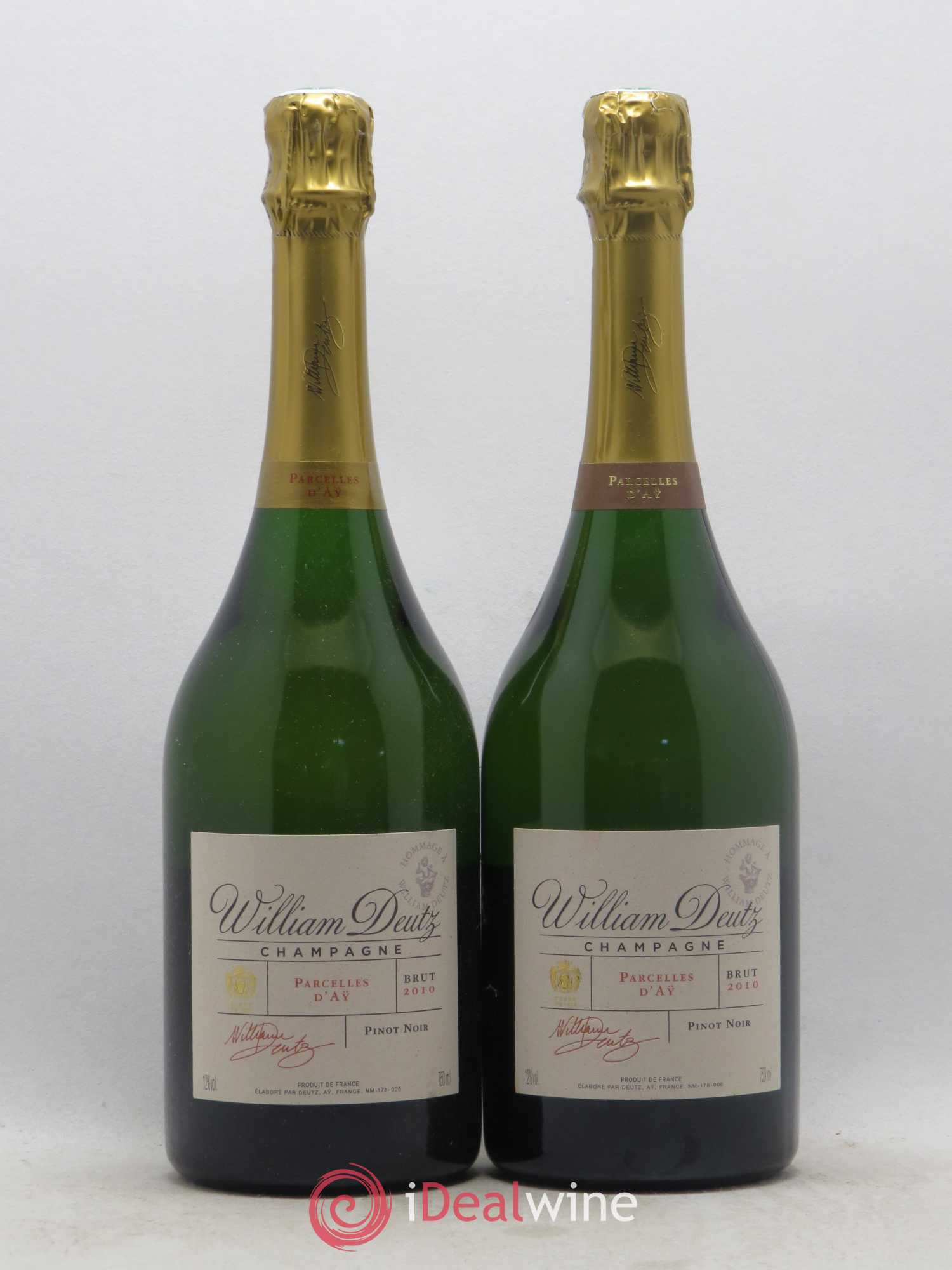 Brut Deutz Parcelles d'Ay 2010 - Lot de 2 bouteilles - 0