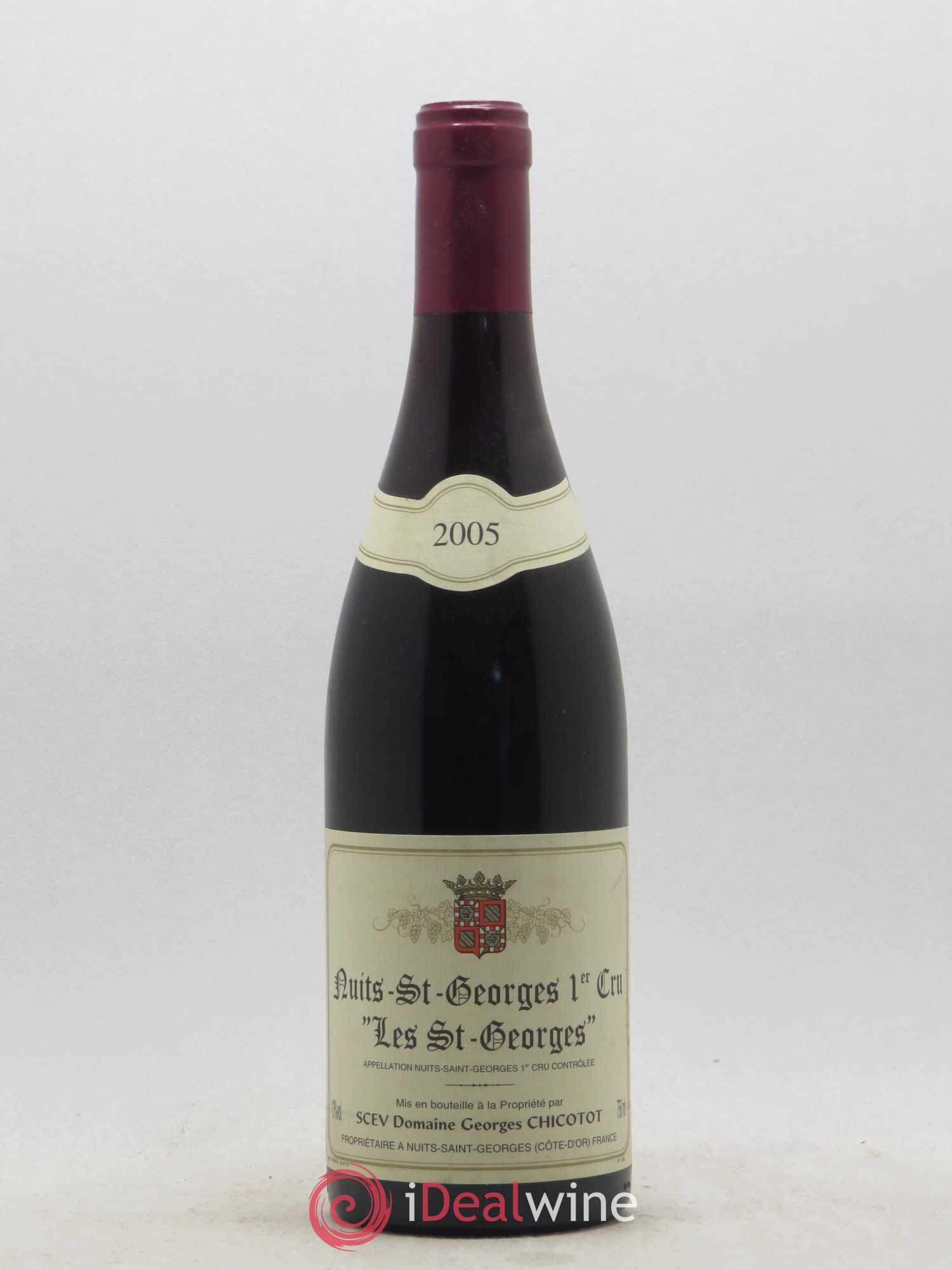 Nuits-Saint-Georges 1er Cru Les Saint-Georges Georges Chicotot 2005 - Posten von 1 Flasche - 0