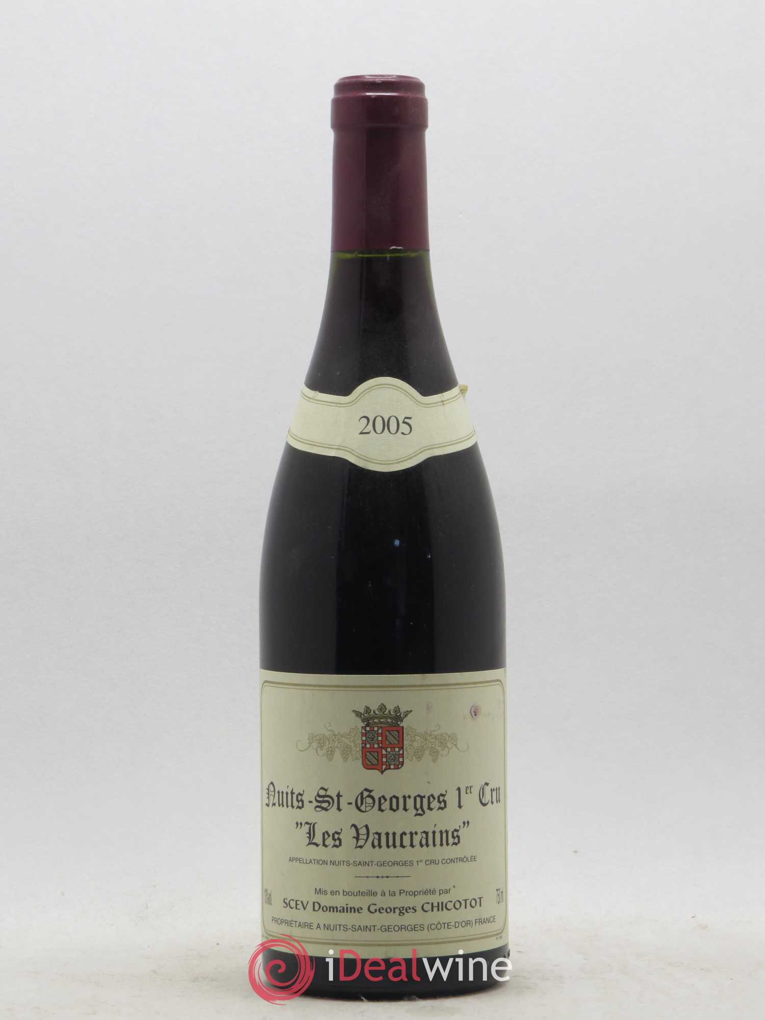Nuits-Saint-Georges 1er Cru Vaucrains Georges Chicotot 2005 - Posten von 1 Flasche - 0