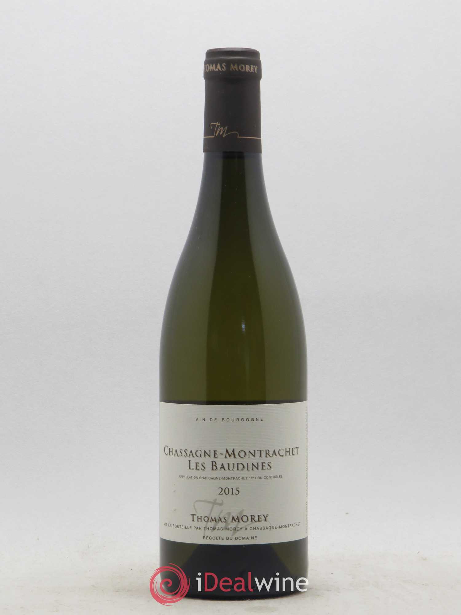 Chassagne-Montrachet 1er Cru Les Baudines Thomas Morey 2015 - Lotto di 1 bottiglia - 0