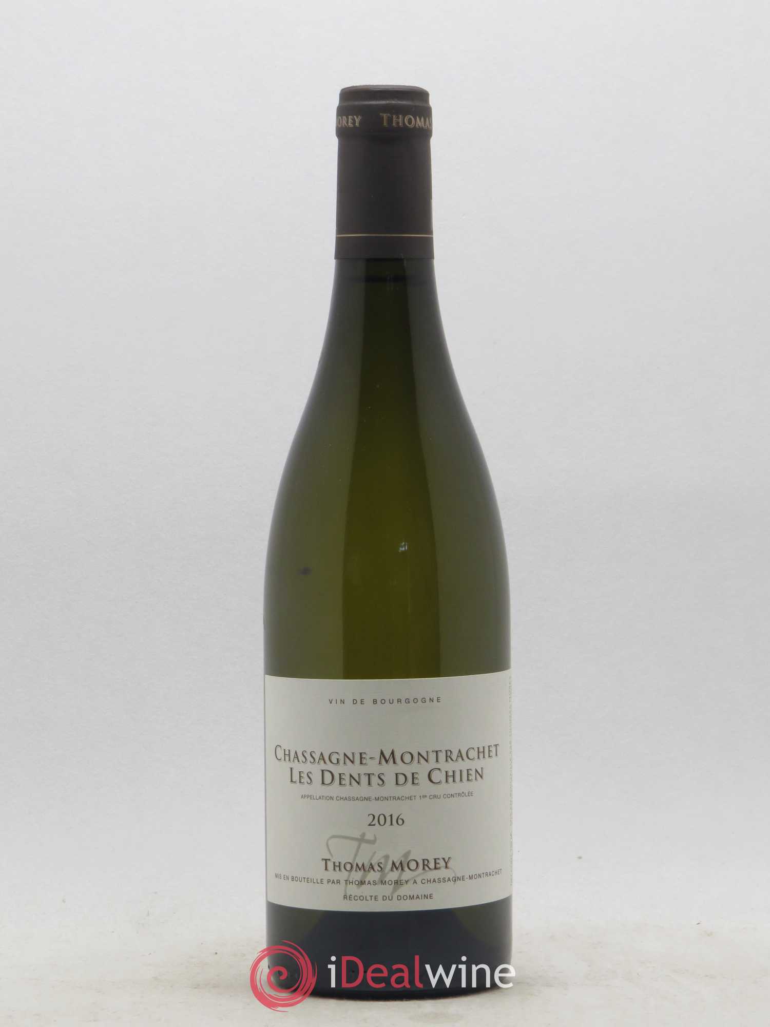 Chassagne-Montrachet 1er Cru Les Dents de Chien Thomas Morey 2016 - Posten von 1 Flasche - 0