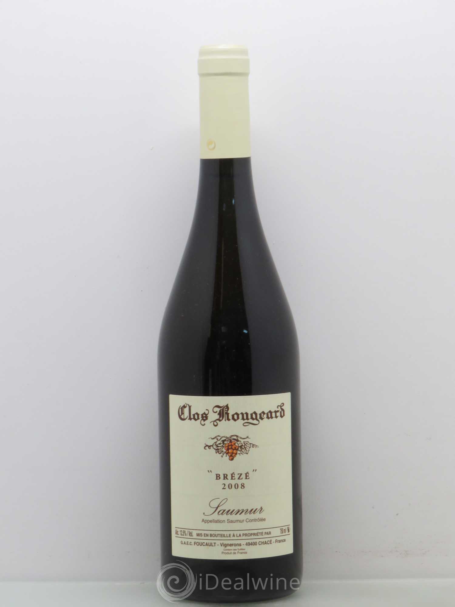 Saumur Brézé Clos Rougeard 2008 - Posten von 1 Flasche - 0