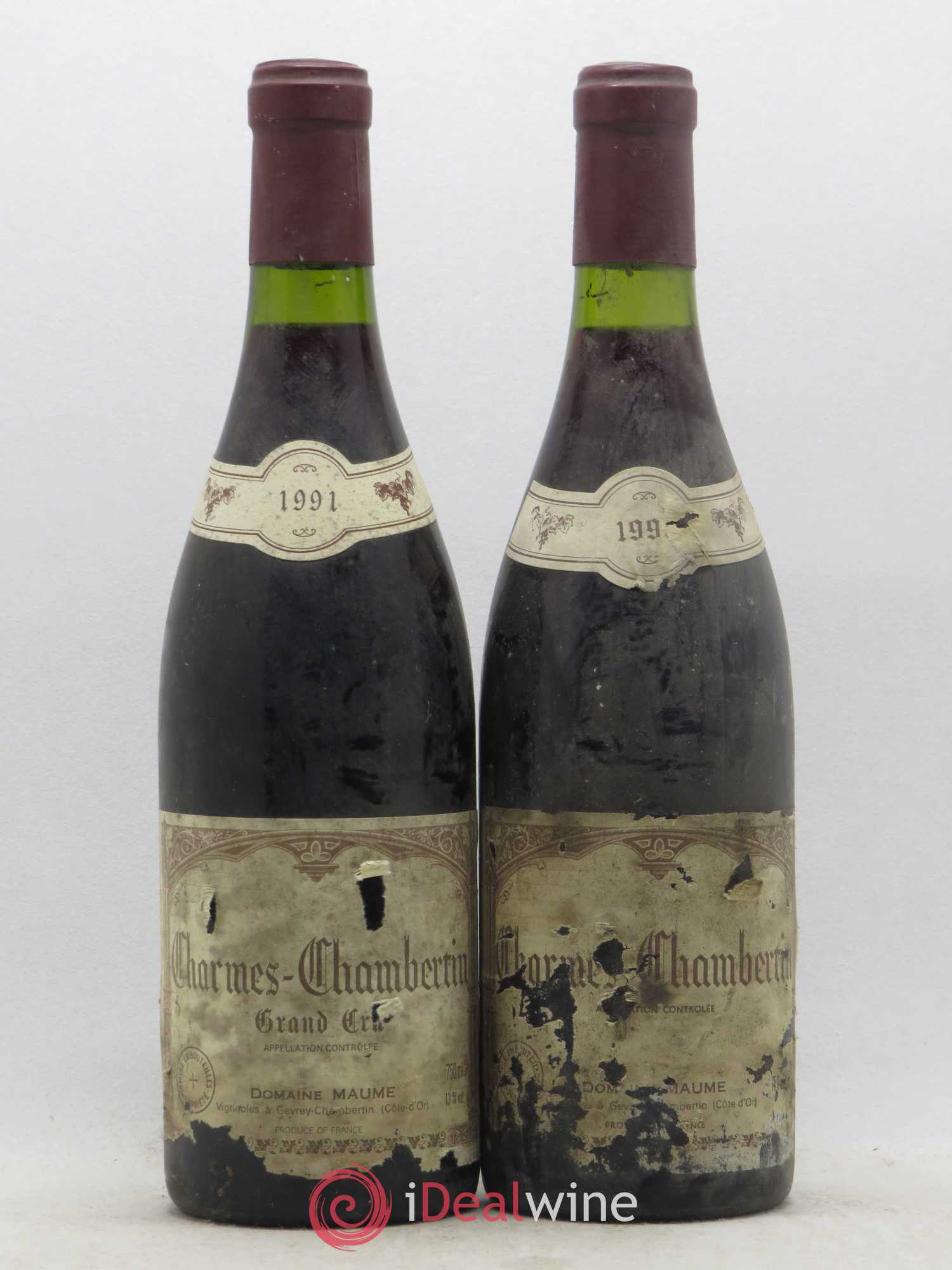 Charmes-Chambertin Grand Cru Maume 1991 - Lot de 2 bouteilles - 0