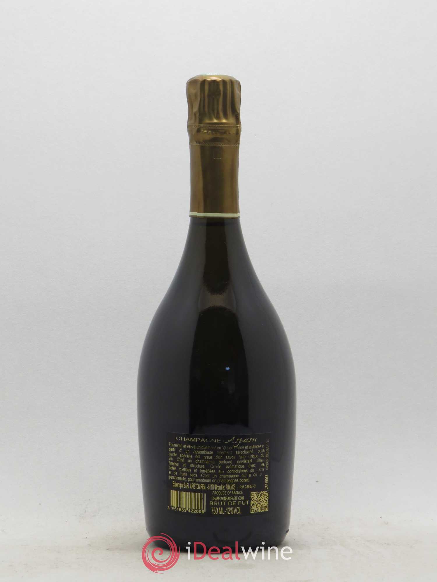 Champagne Brut de fût Aspasie - Posten von 1 Flasche - 1