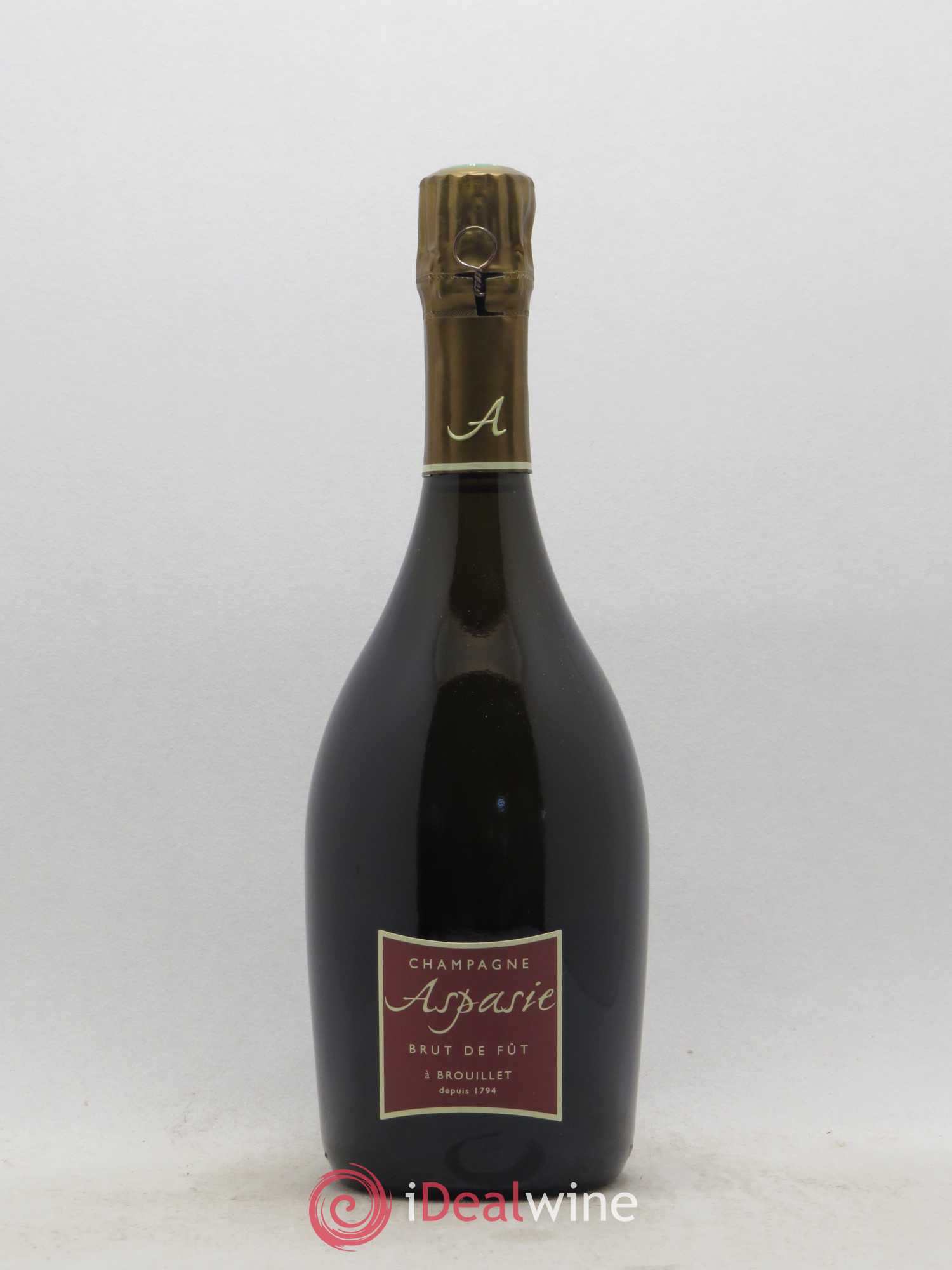 Champagne Brut de fût Aspasie - Posten von 1 Flasche - 0