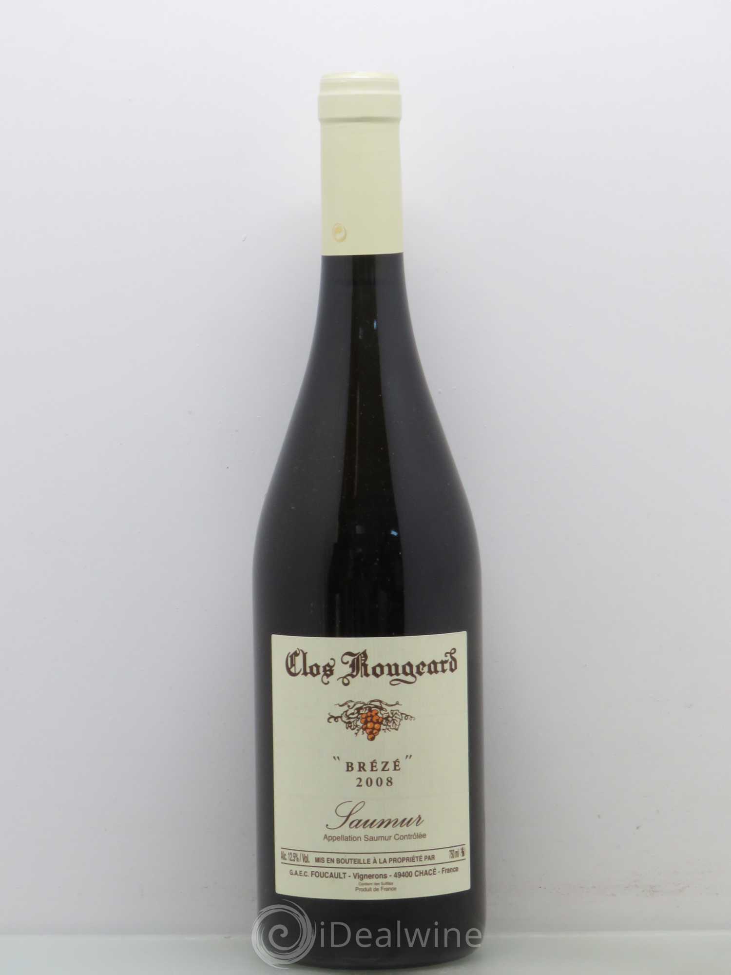 Saumur Brézé Clos Rougeard 2008 - Posten von 1 Flasche - 0