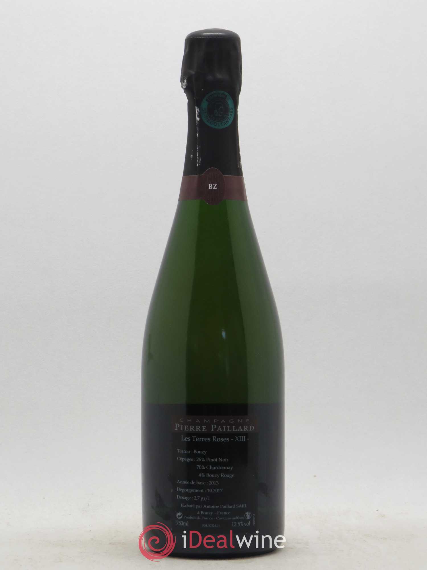 Champagne - Les Terres Roses P. Paillard - Lot de 1 bouteille - 1