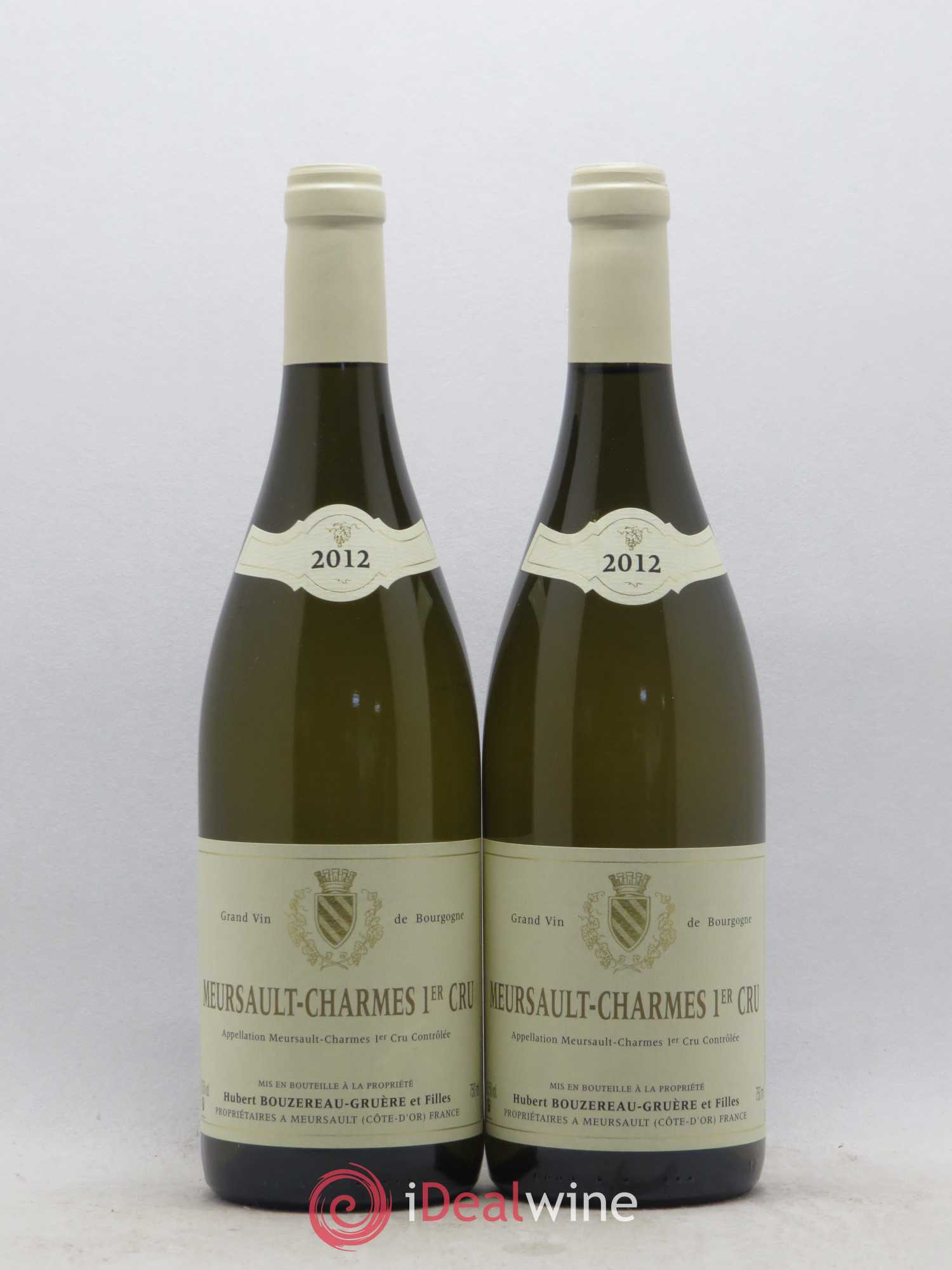 Meursault 1er Cru Charmes Bouzereau-Gruère 2012 - Posten von 2 Flaschen - 0