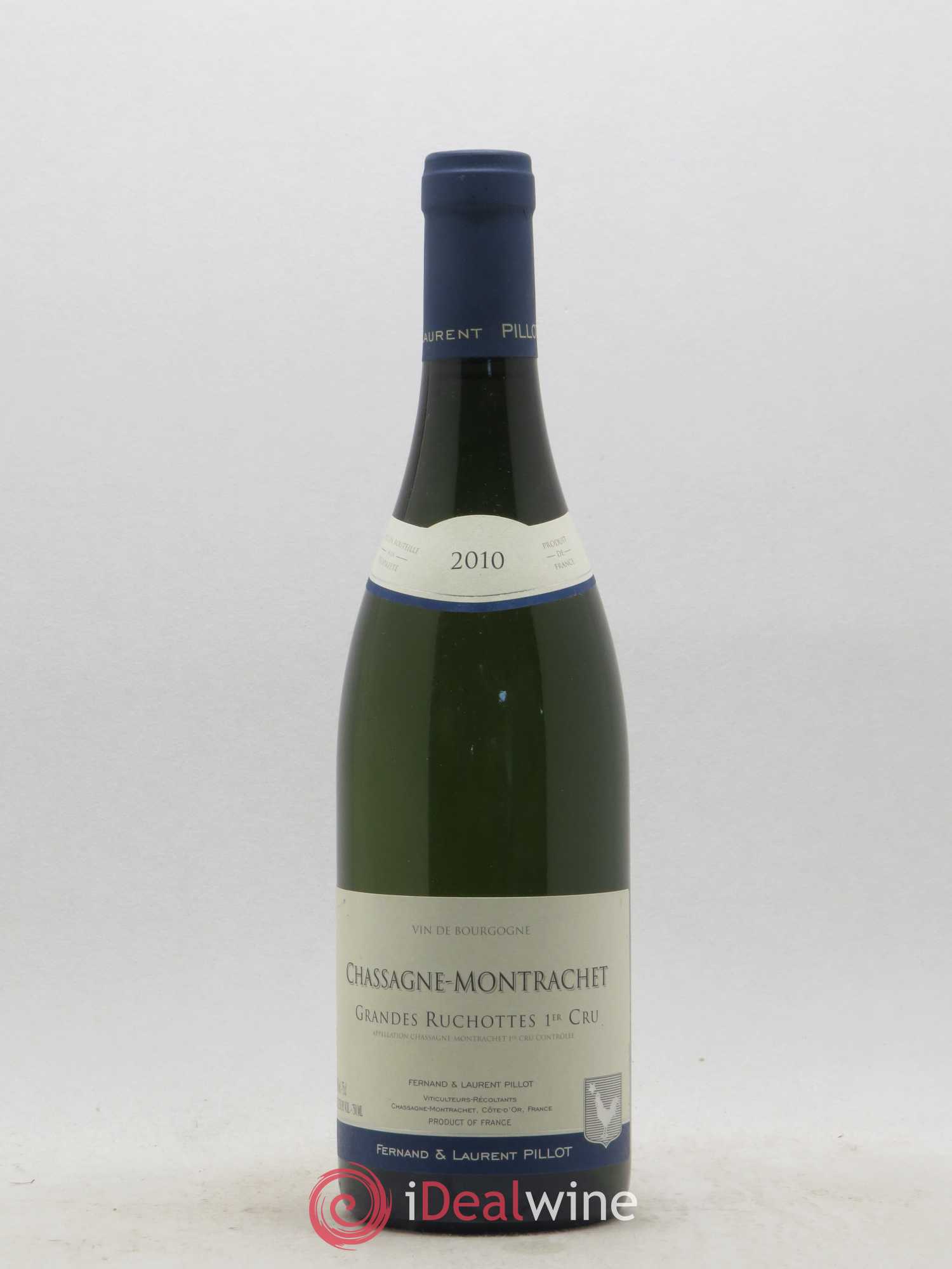 Chassagne-Montrachet 1er Cru Les Grandes Ruchottes Fernand et Laurent Pillot 2010 - Lotto di 1 bottiglia - 0
