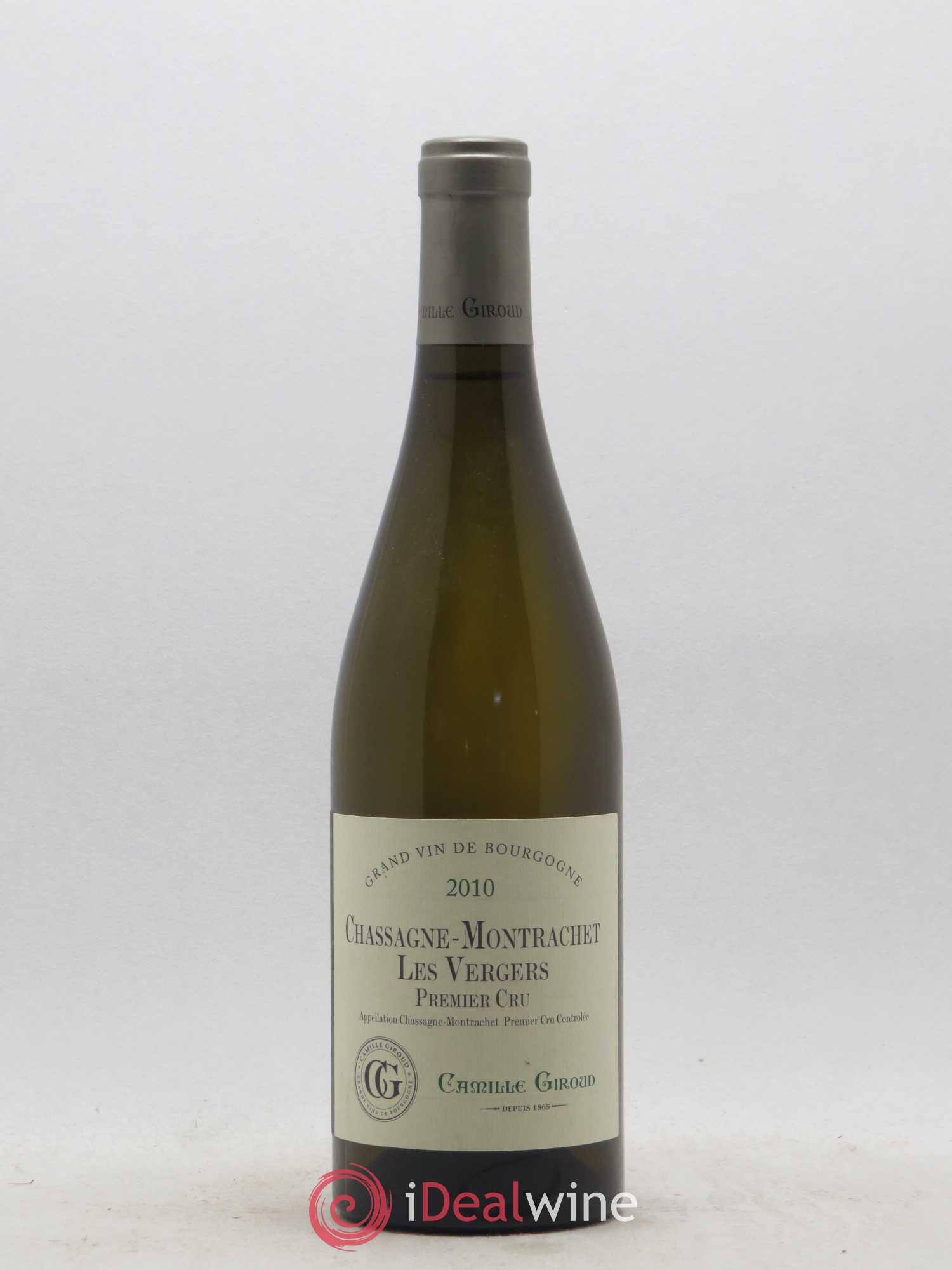 Chassagne-Montrachet 1er Cru Les Vergers Camille Giroud 2010 - Posten von 1 Flasche - 0