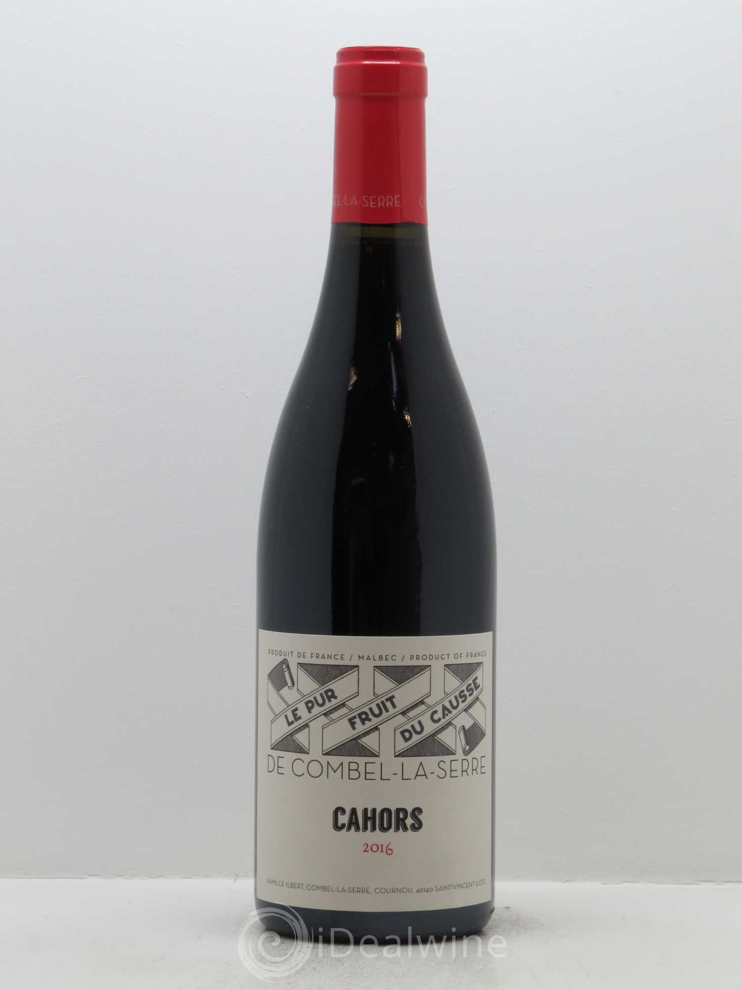 Cahors Le Pur Fruit du Causse Château Combel La Serre 2016 - Lot de 1 bouteille - 0