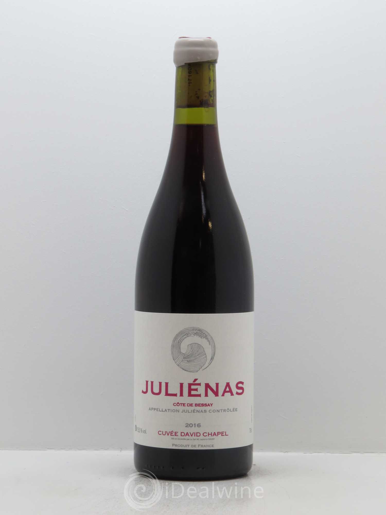 Juliénas Côte de Bessay Domaine Chapel 2016 - Lot de 1 bouteille - 0