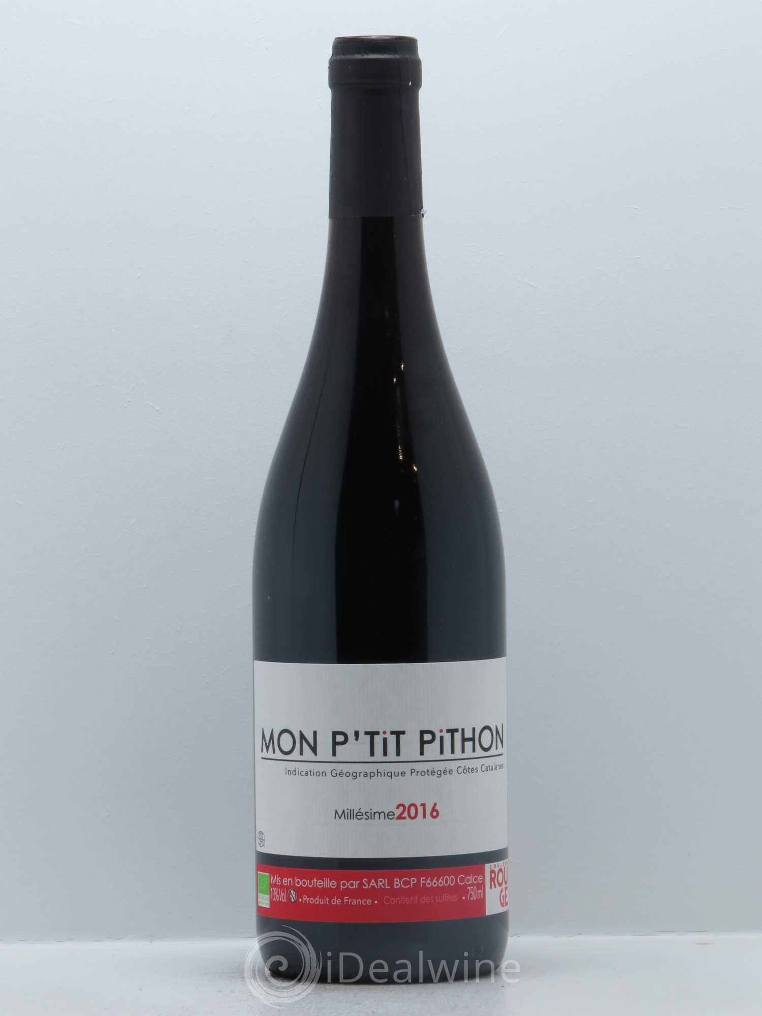 Côtes Catalanes Olivier Pithon Mon P'tit Pithon 2016 - Lot de 1 bouteille - 0